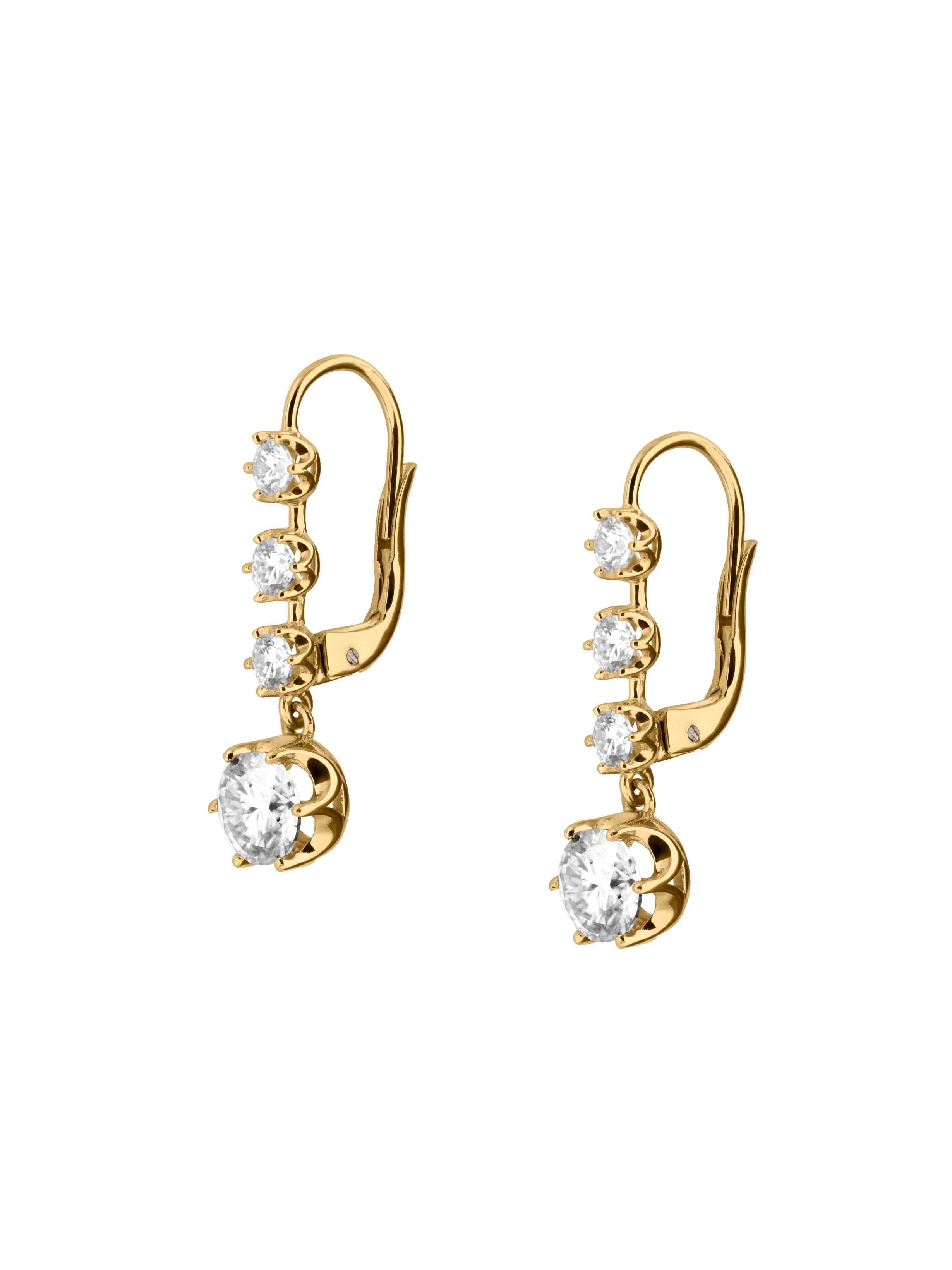 Dorsey - HENRIETTA 4 - STONE DROP EARRINGS IN MOISSANITE - Image 2