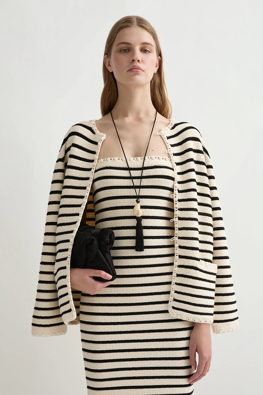 Posse - HENRY DRESS - CREAM & BLACK - Image 2