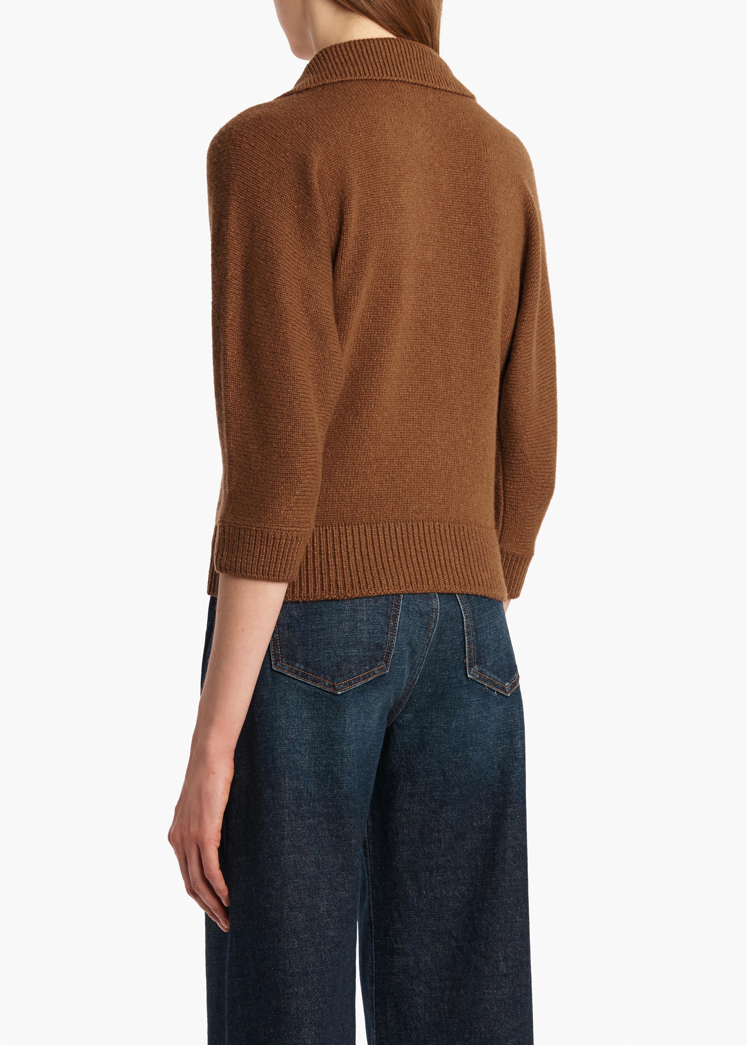 Khaite - Herve Sweater in Maple - Image 11