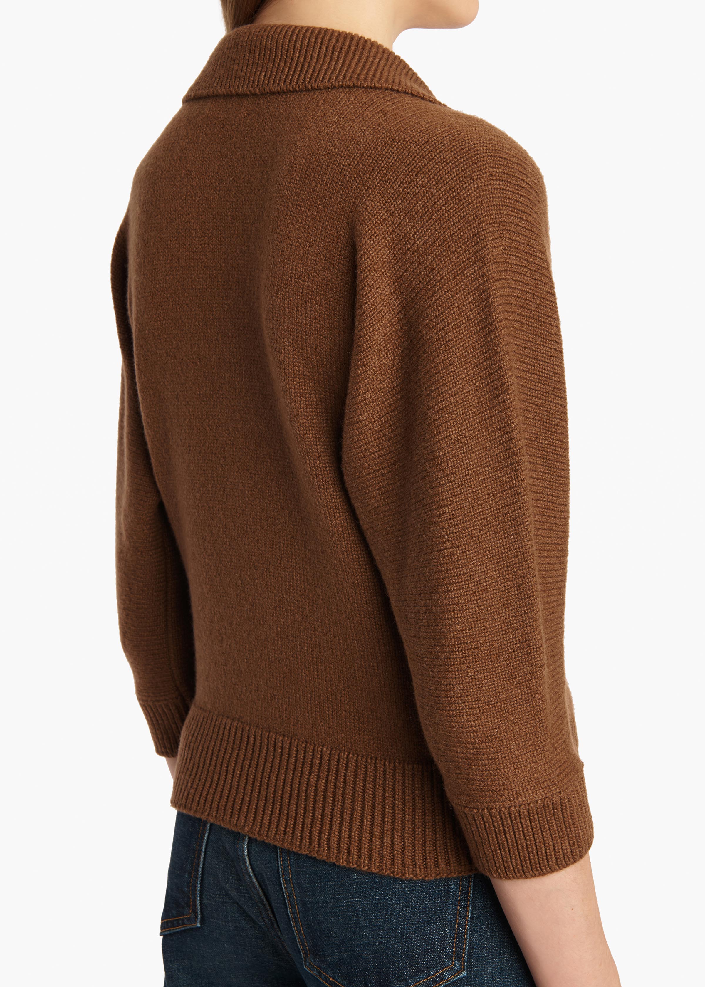 Khaite - Herve Sweater in Maple - Image 6