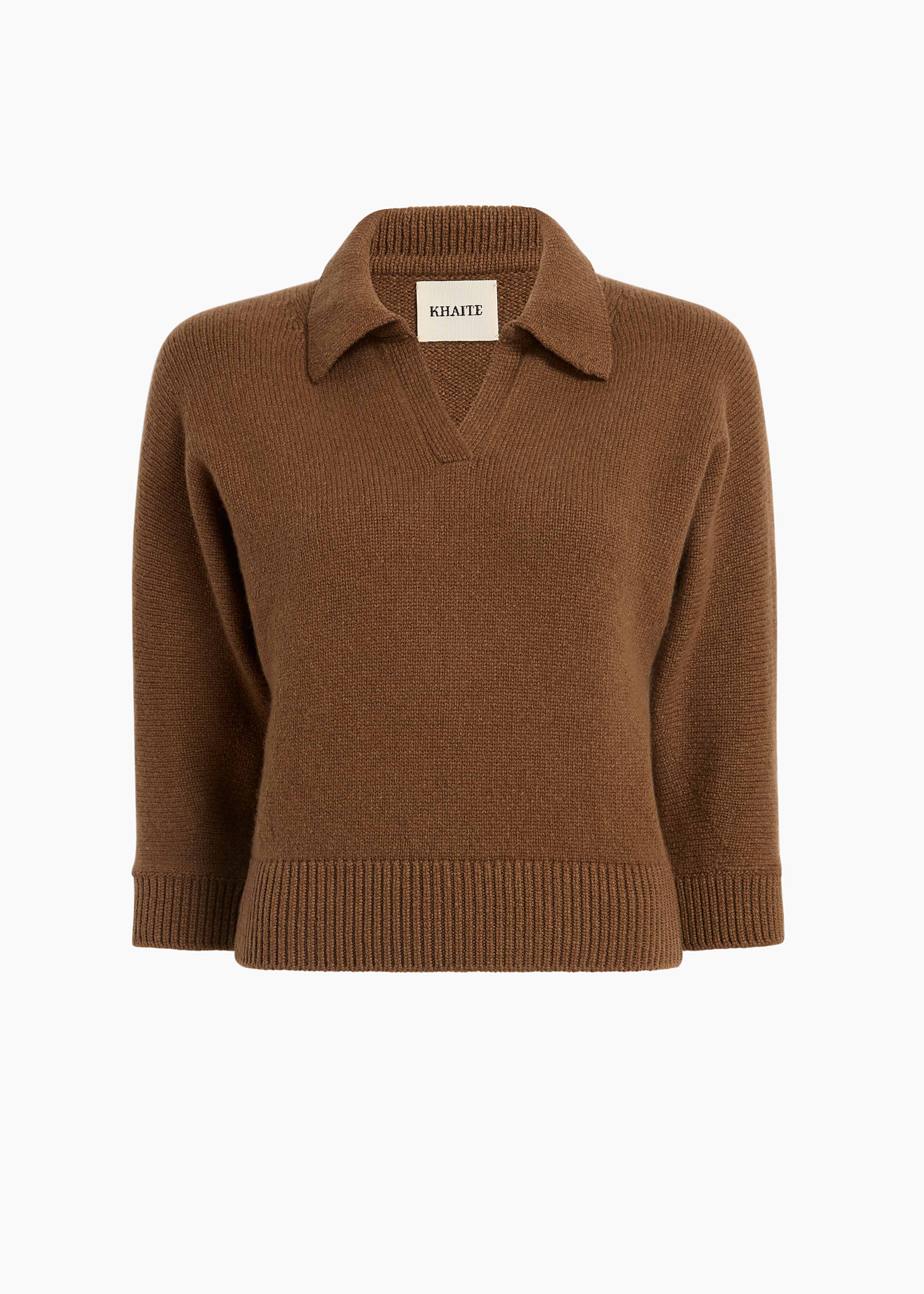 Khaite - Herve Sweater in Maple - Image 8