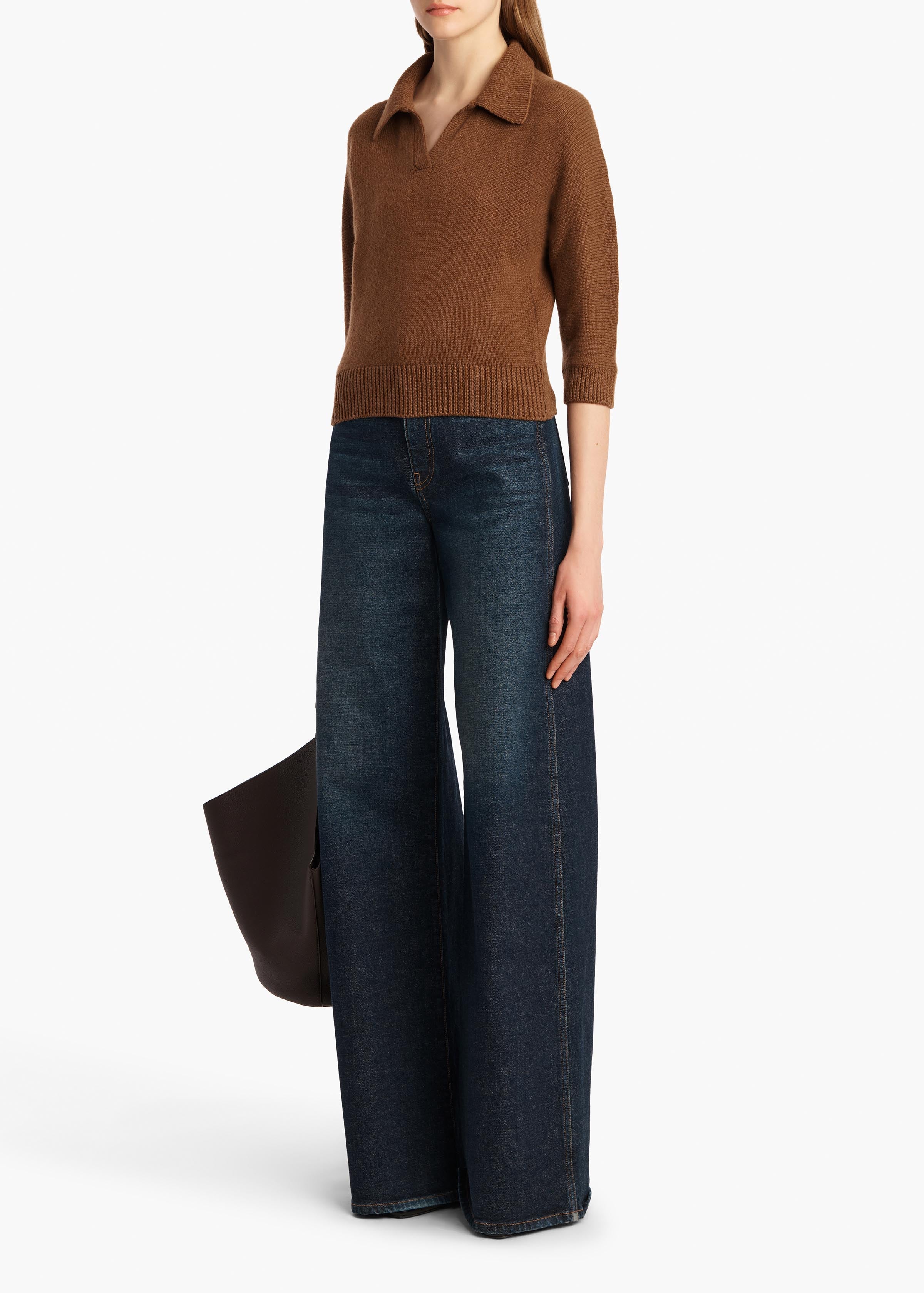 Khaite - Herve Sweater in Maple - Image 9