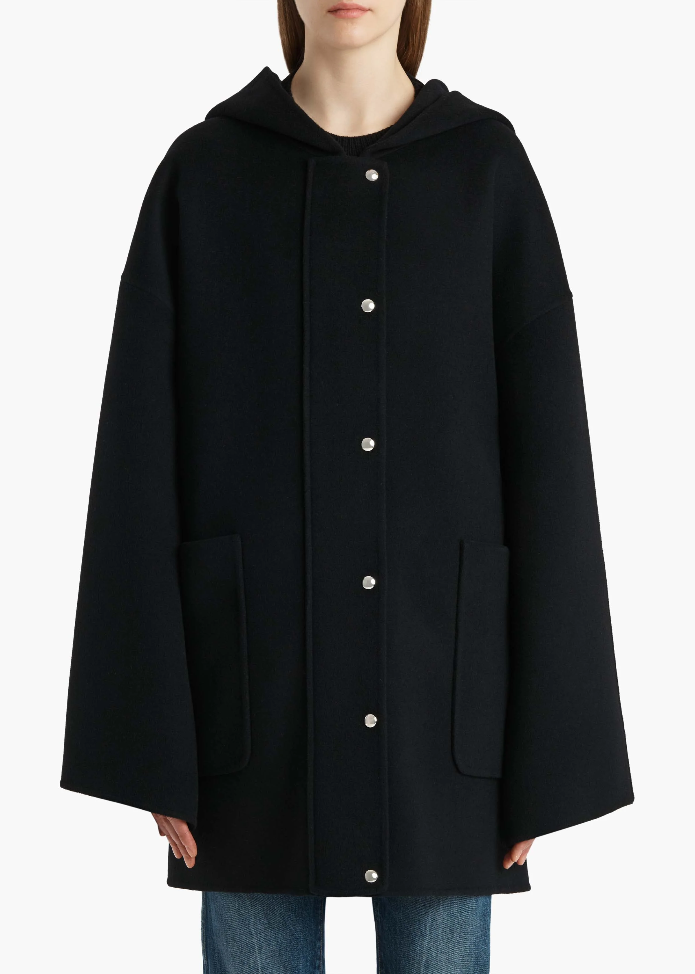 Khaite - Hessner Coat in Black - Image 4