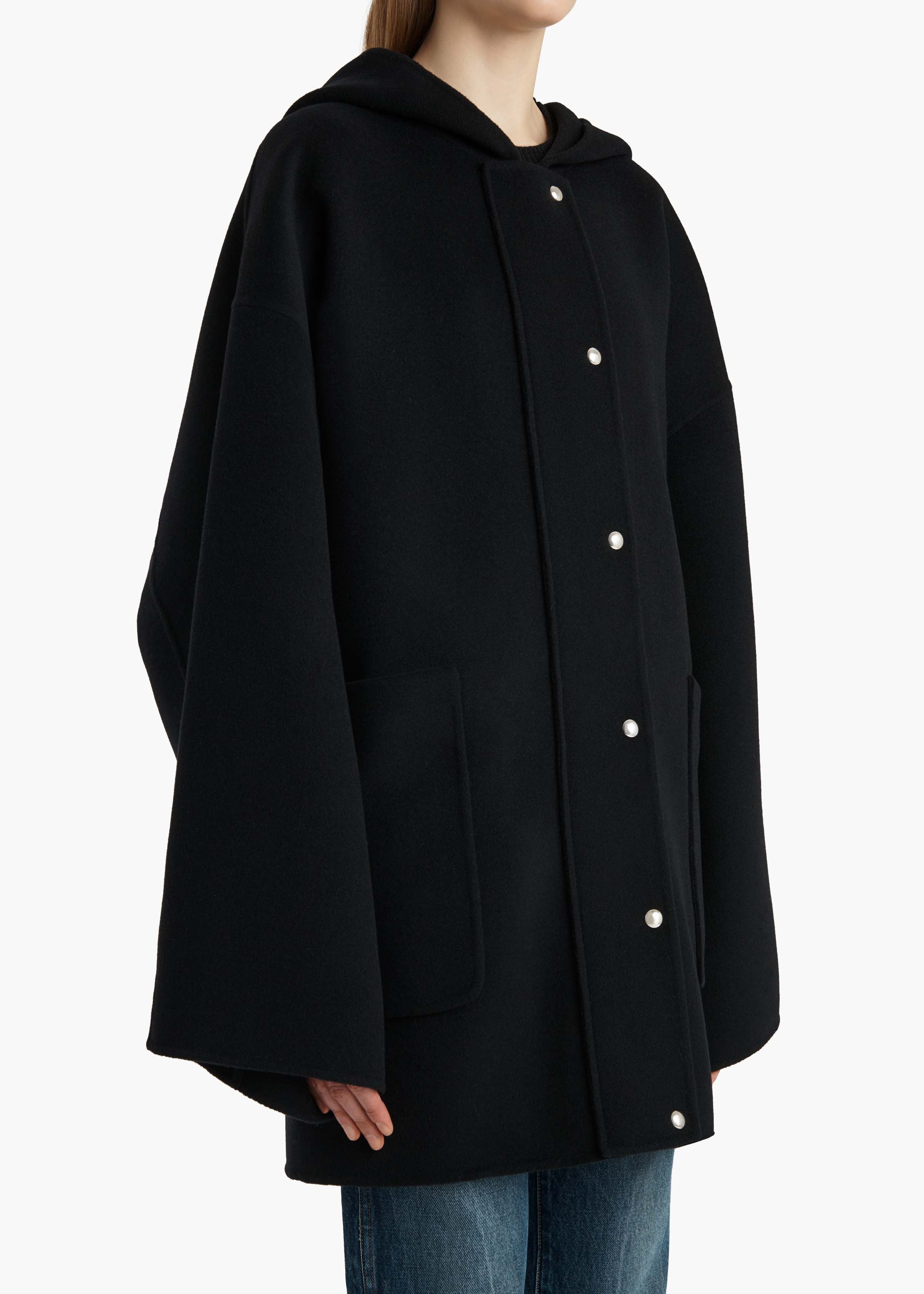 Khaite - Hessner Coat in Black - Image 7