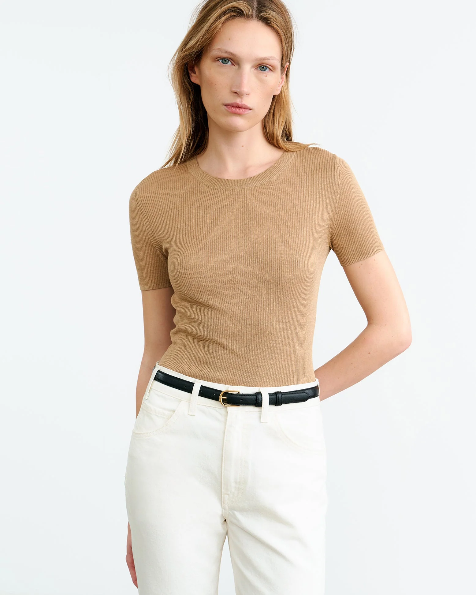 Nili Lotan - HETTIE SILK KNIT TEE - Image 2