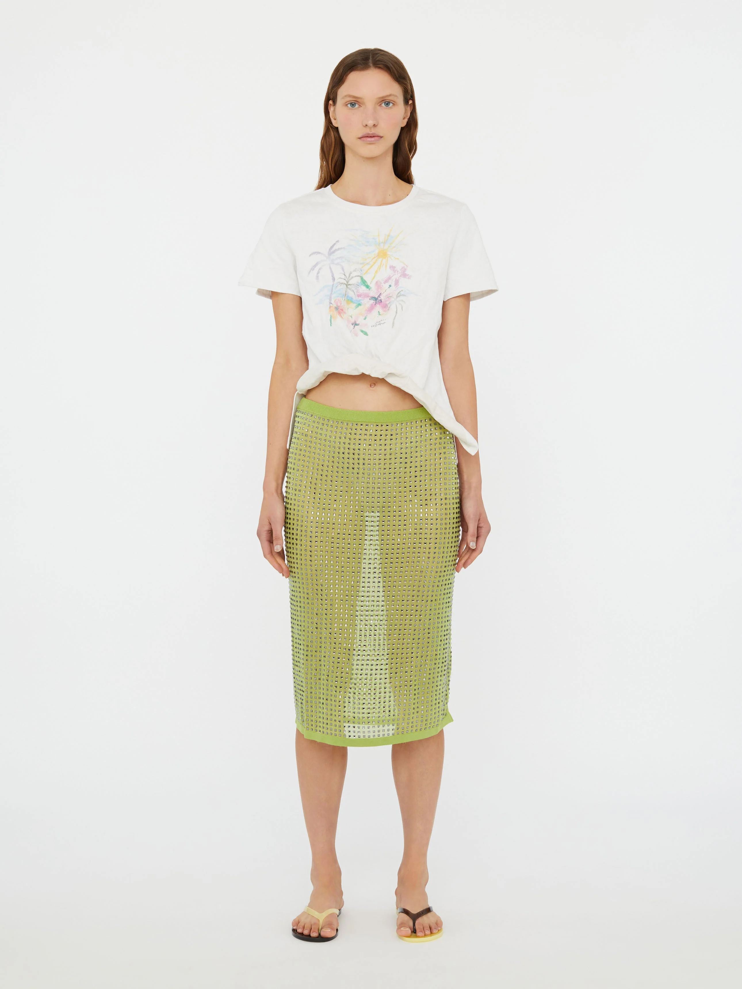 Christopher Esber - Hibiscus Crushed Tee - Image 2