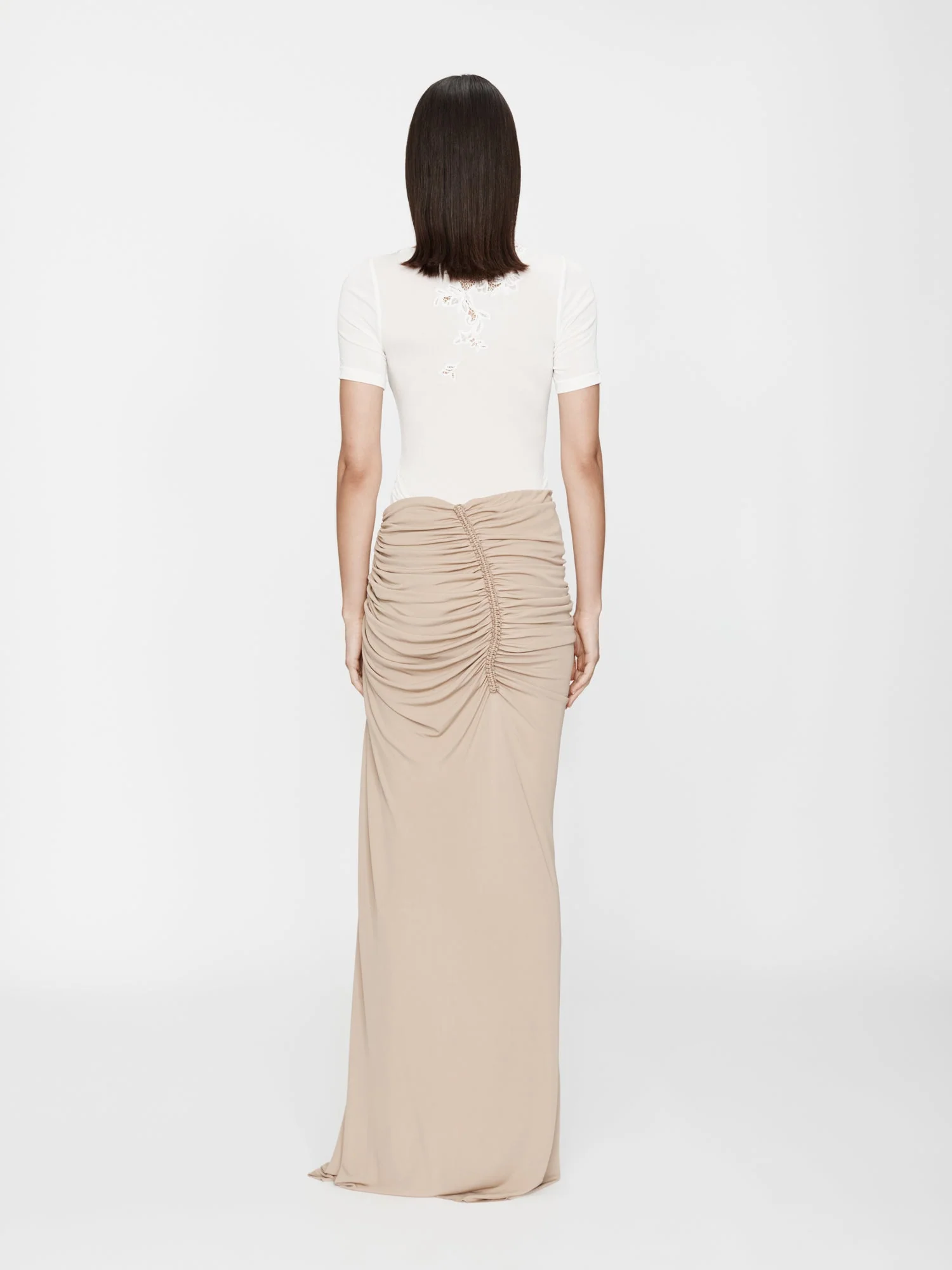 Christopher Esber - Hibiscus Embroidered Rib Tee - Image 5