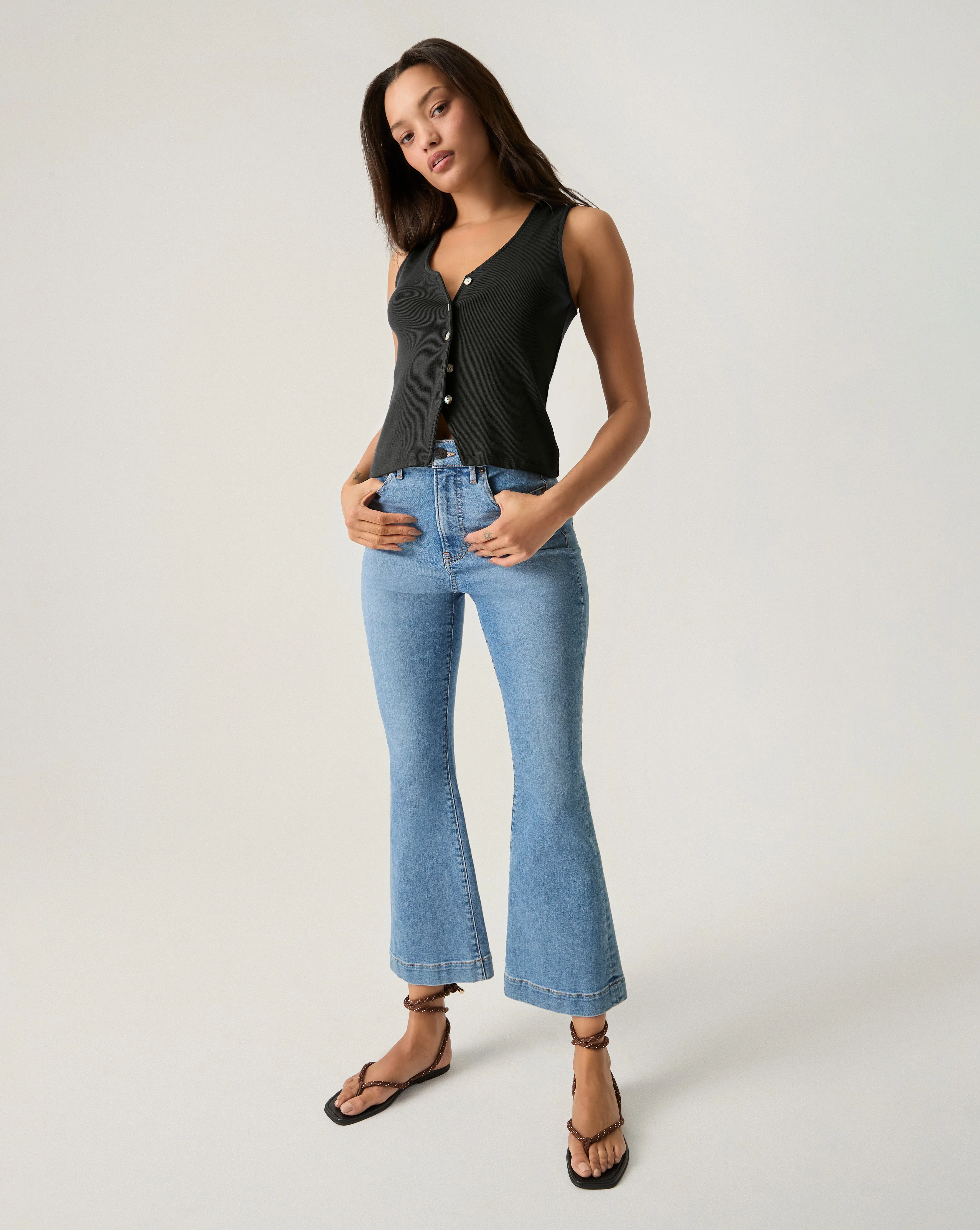 Veronica Beard - Hoorne Button - Down Tank Top - Image 5