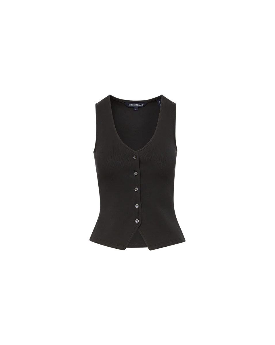 Veronica Beard - Hoorne Button - Down Tank Top - Image 6
