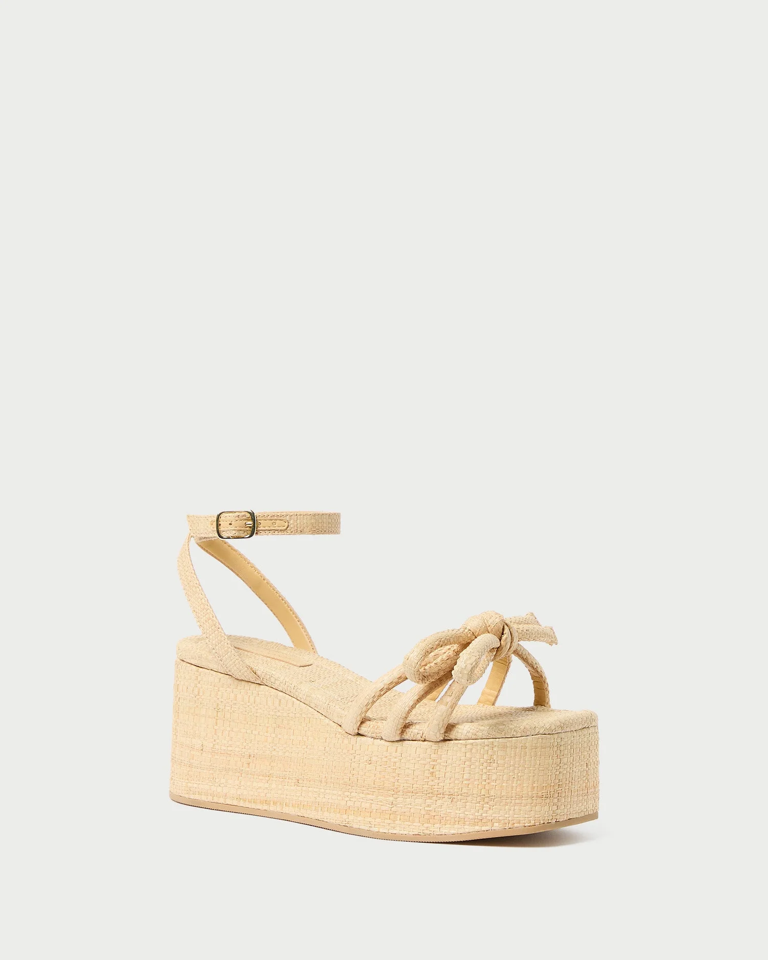 Loeffler Randall - Hudson Natural Raffia Platform Sandal - Image 3