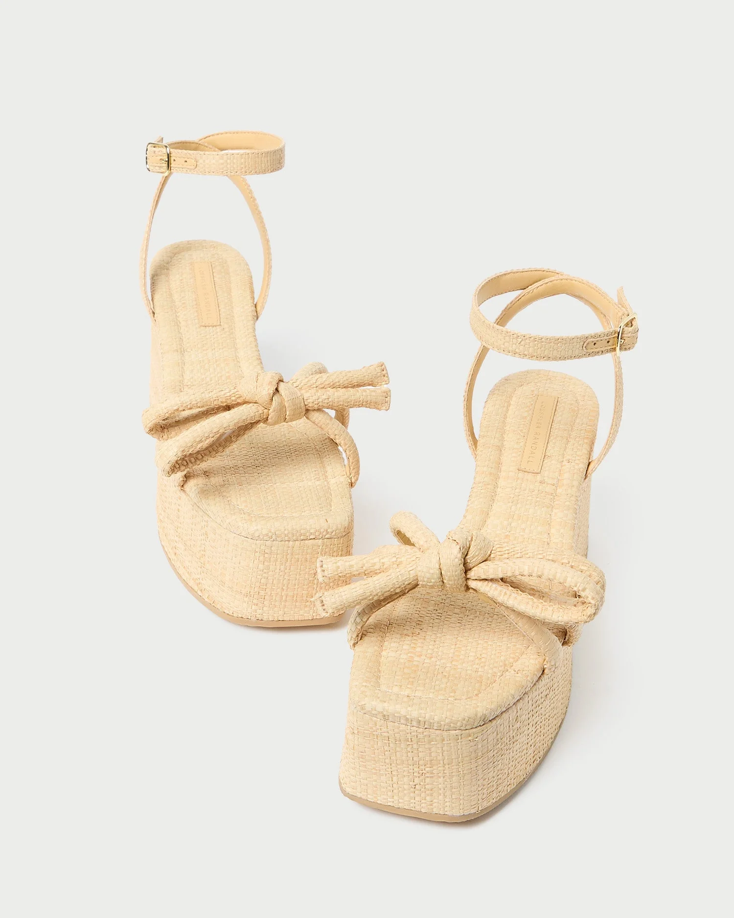 Loeffler Randall - Hudson Natural Raffia Platform Sandal - Image 4