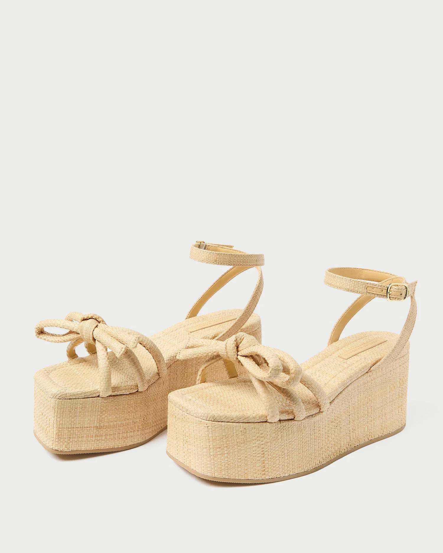Loeffler Randall - Hudson Natural Raffia Platform Sandal - Image 5