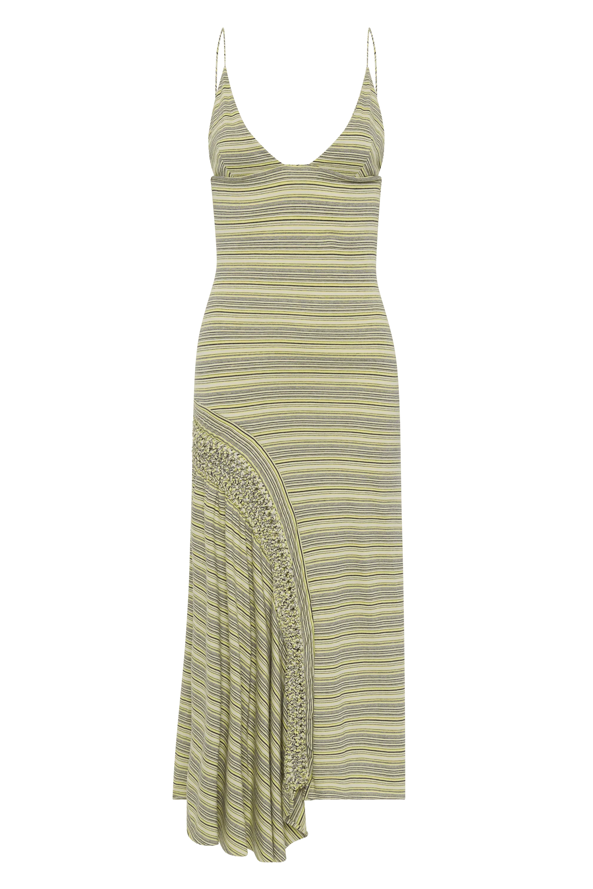 Faithfull - Hyeres Midi Dress Lemon Navy Stripe - Final Sale - Image 6