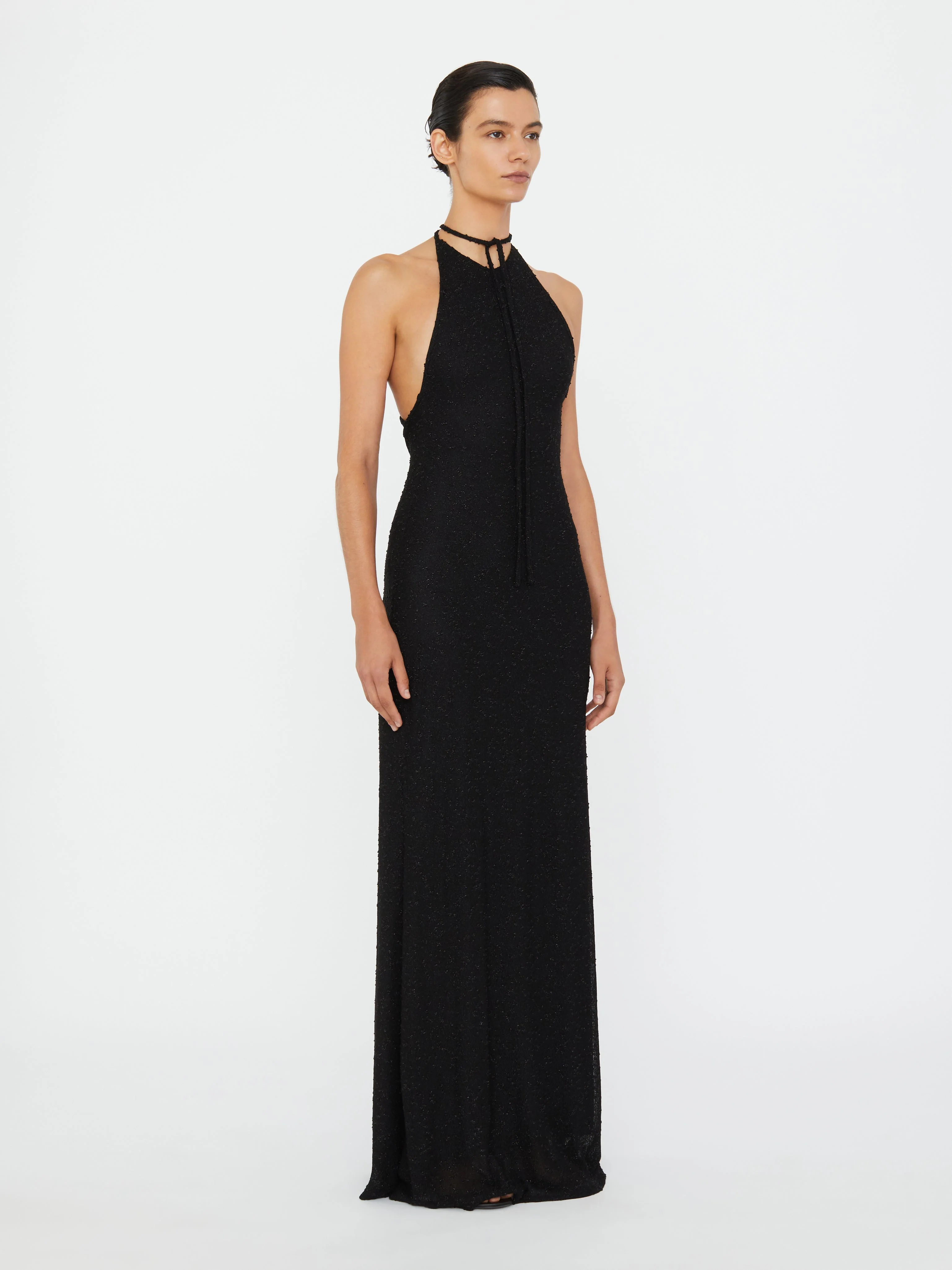 Christopher Esber - Imber Metallic Halter Dress - Image 2