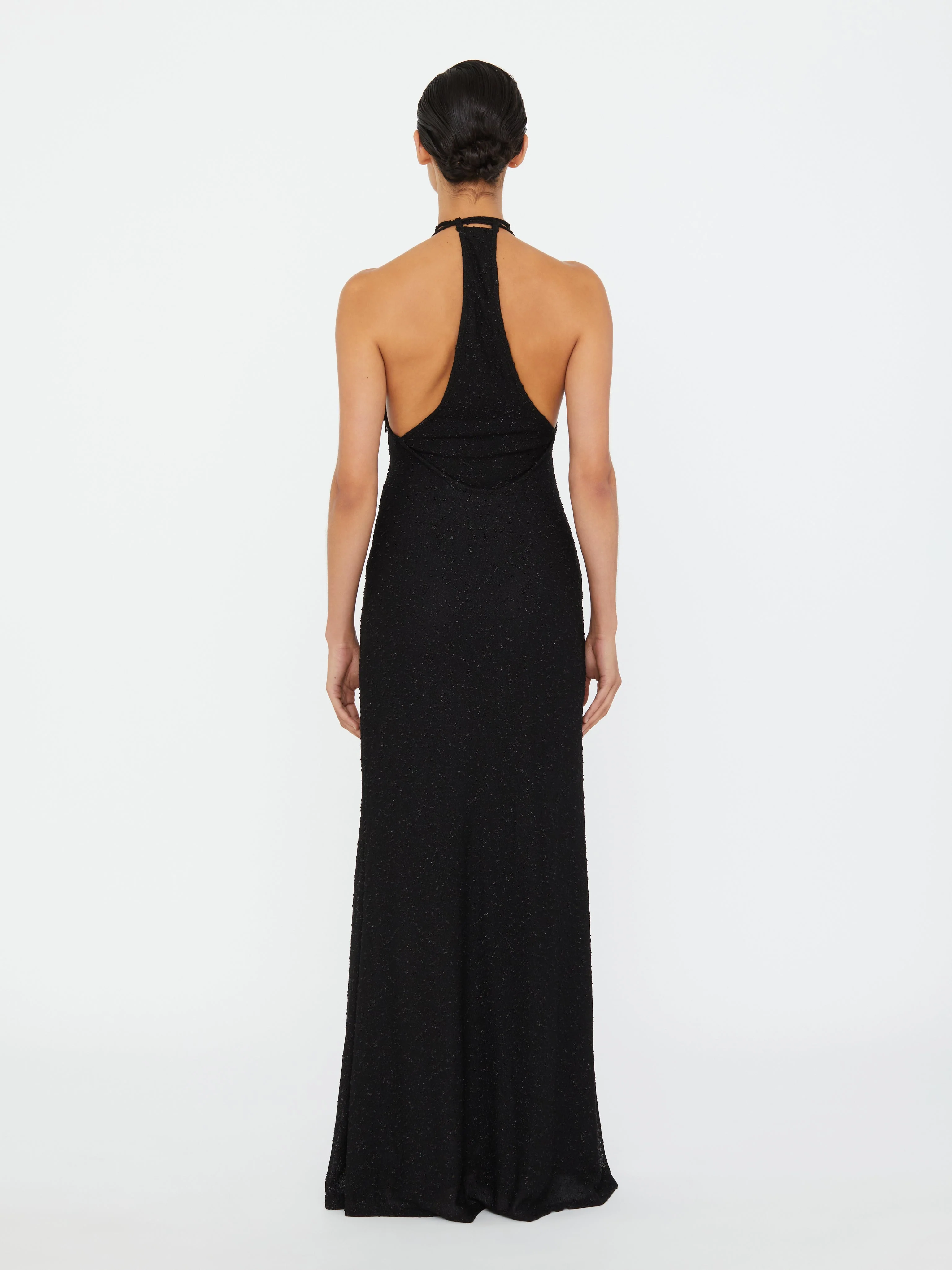Christopher Esber - Imber Metallic Halter Dress - Image 5
