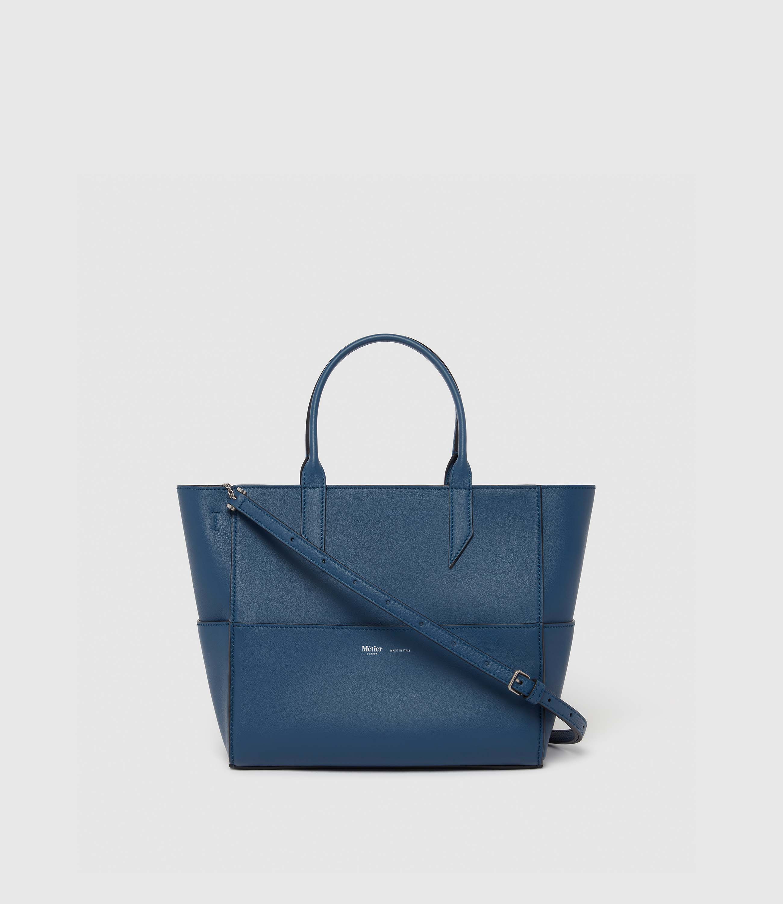 Metier - Incognito Crossbody Cabas Smooth Calfskin Storm