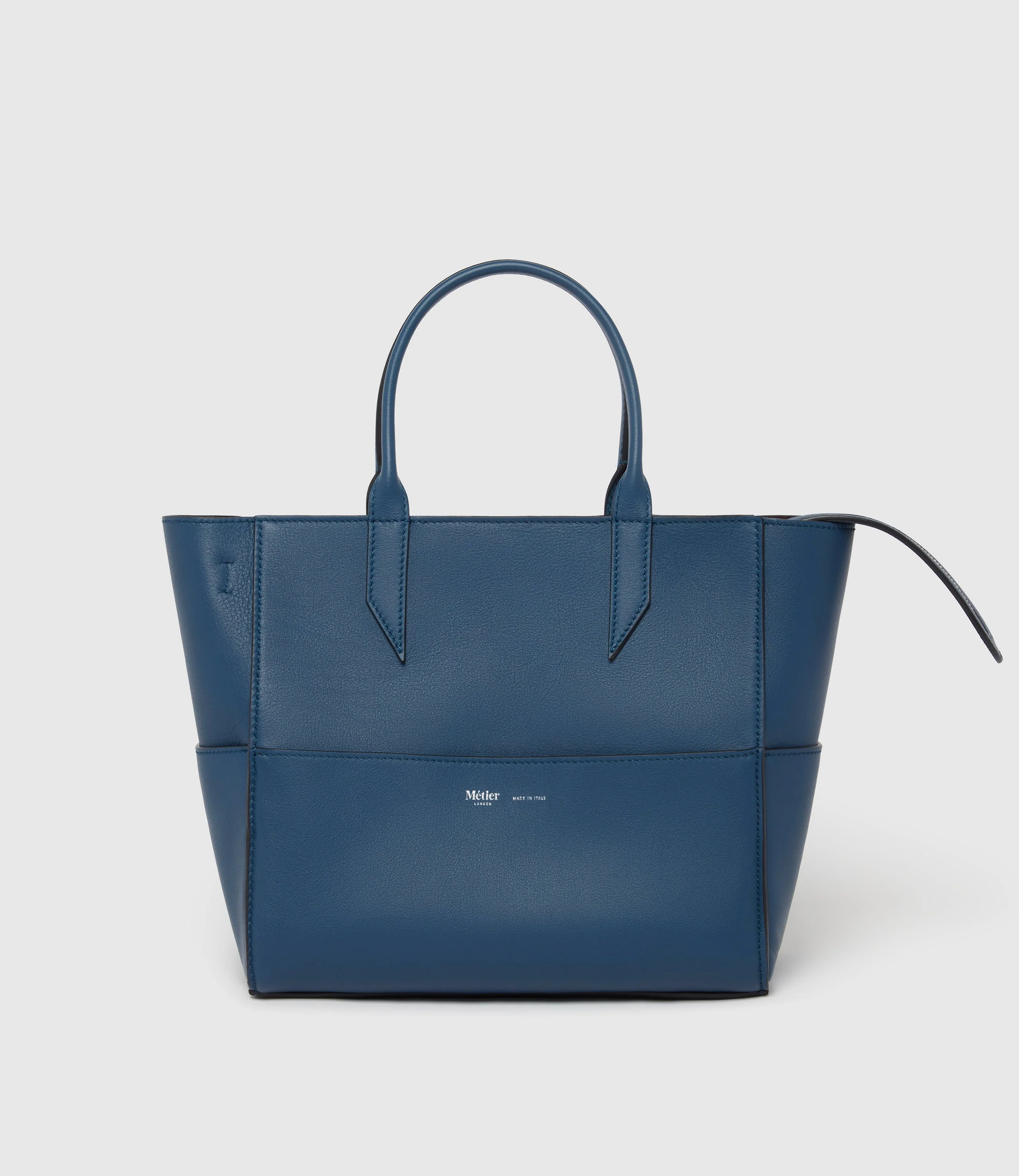 Metier - Incognito Crossbody Cabas Smooth Calfskin Storm - Image 2