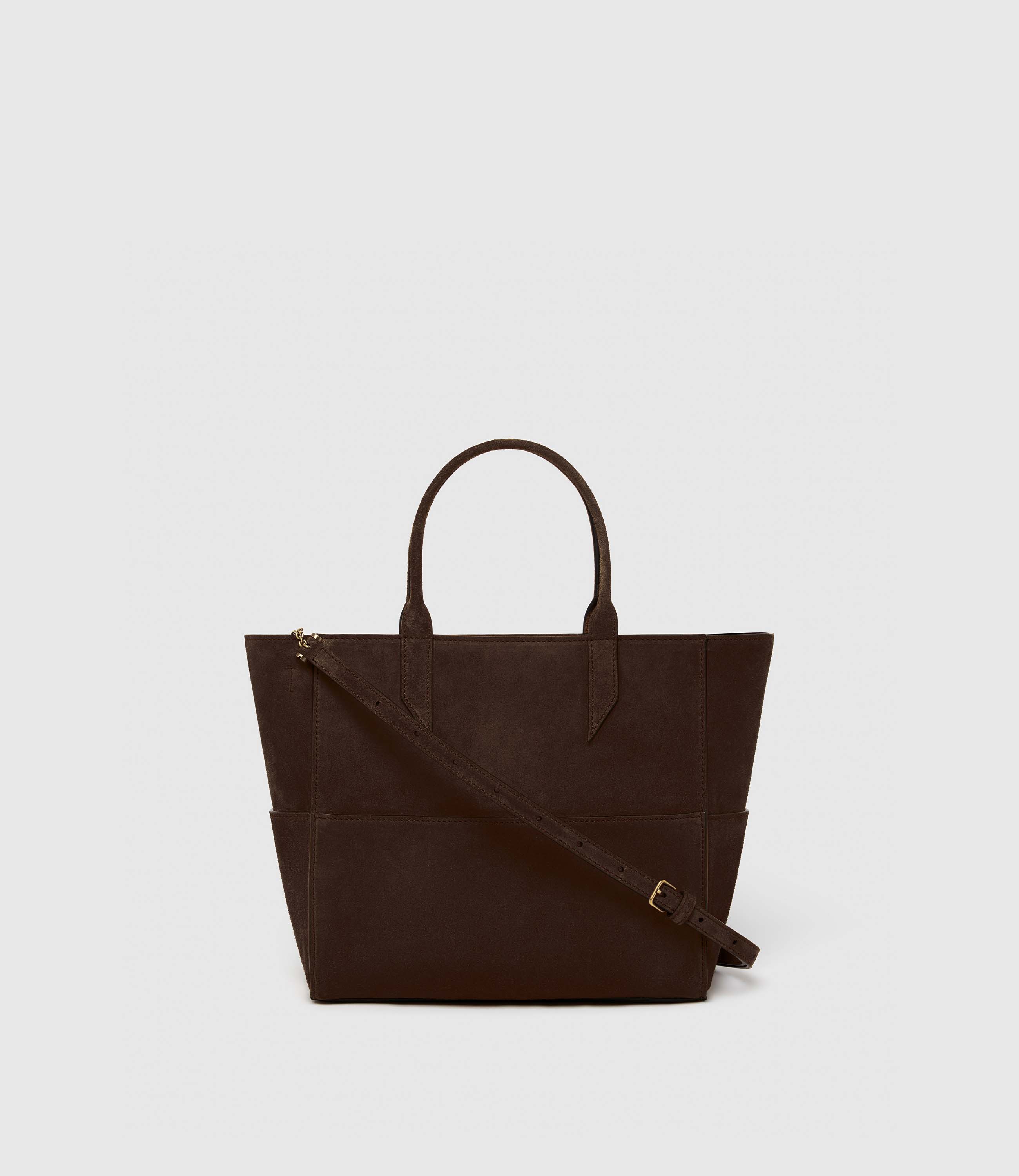Metier - Incognito Crossbody Suede Chocolate