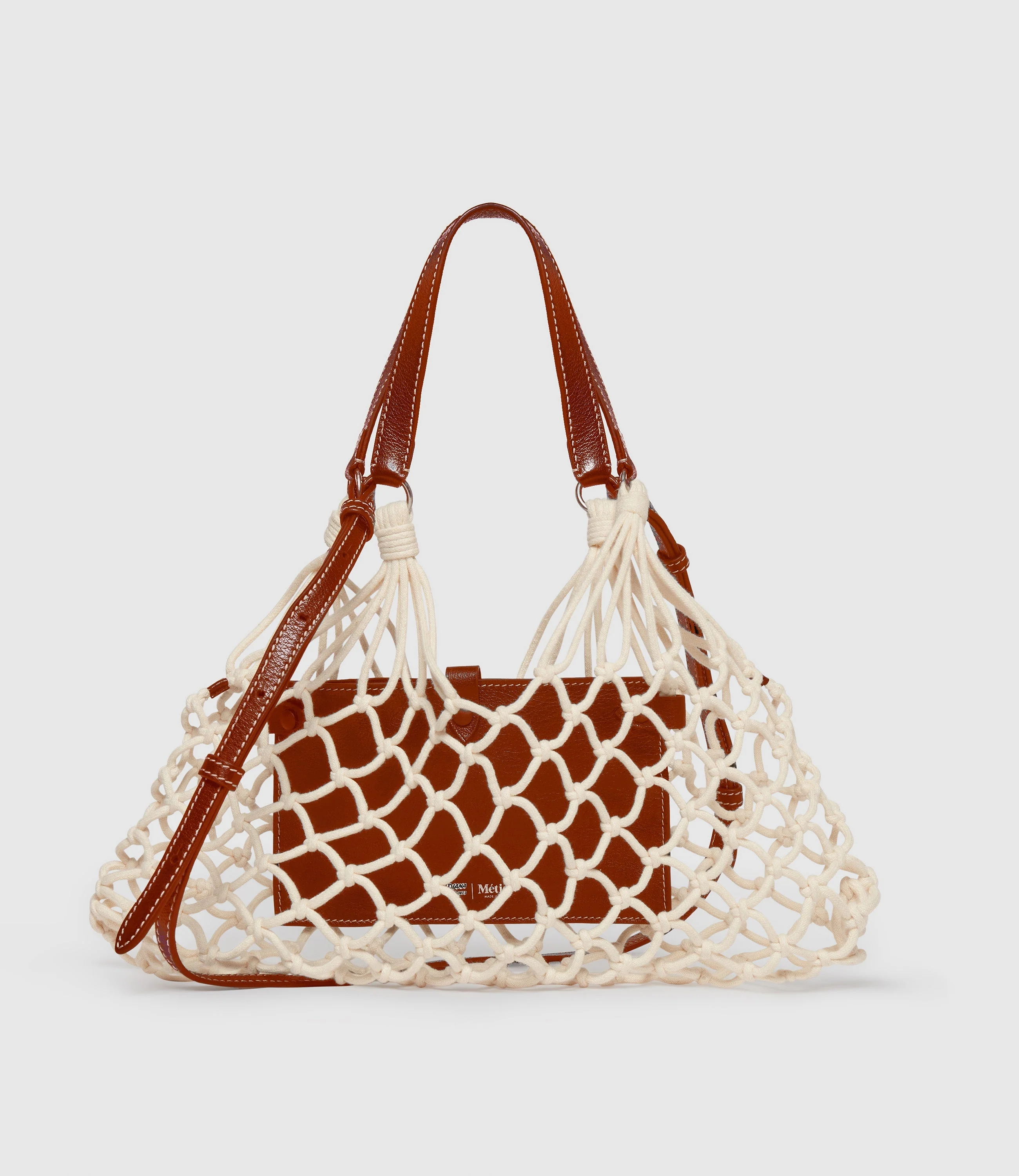 Metier - W INDIANA JONES™ Basket Salt with Rust Elvis Leather