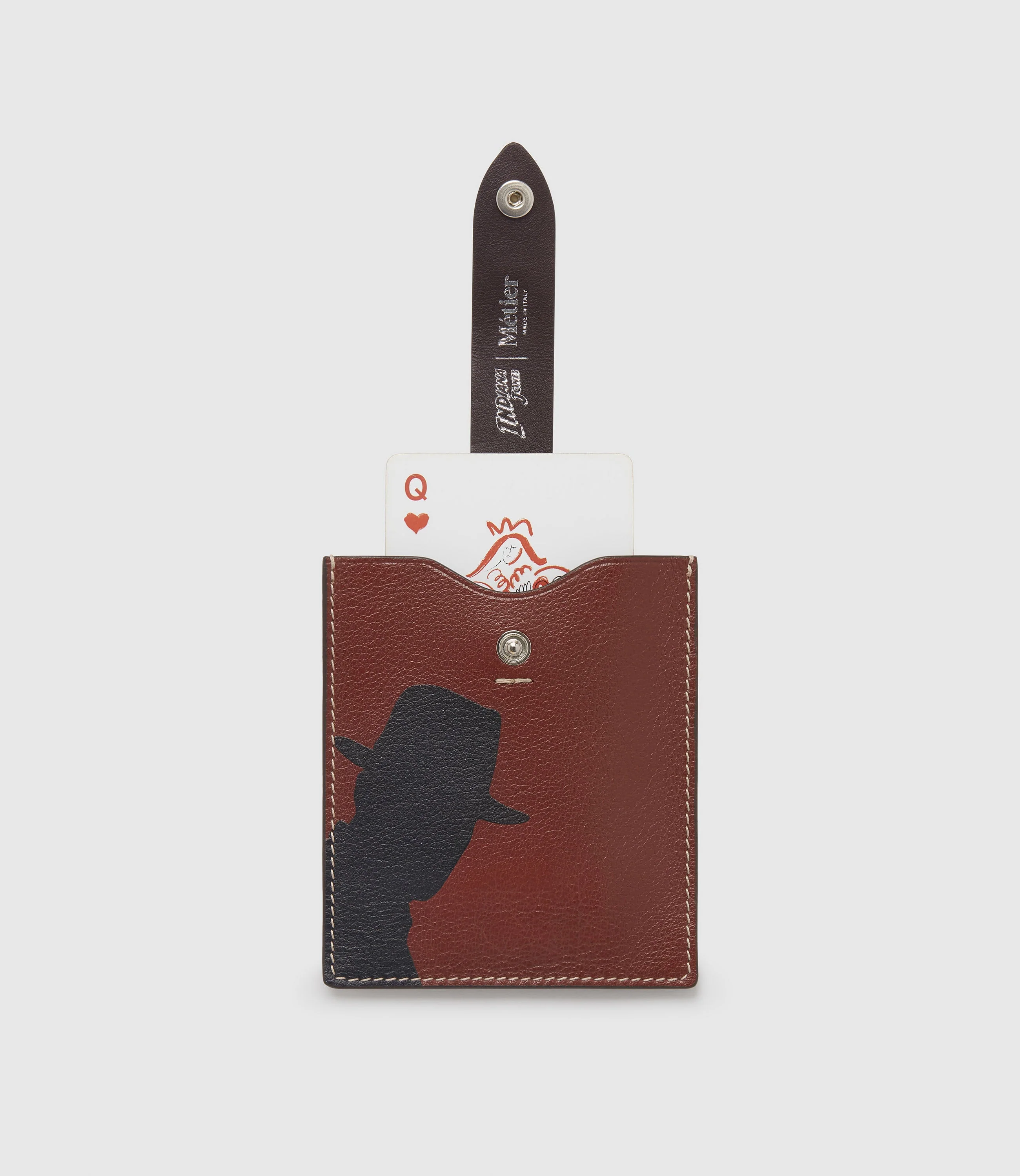 Metier - INDIANA JONES™ Deck of Cards Case Rust Elvis Leather - Image 3