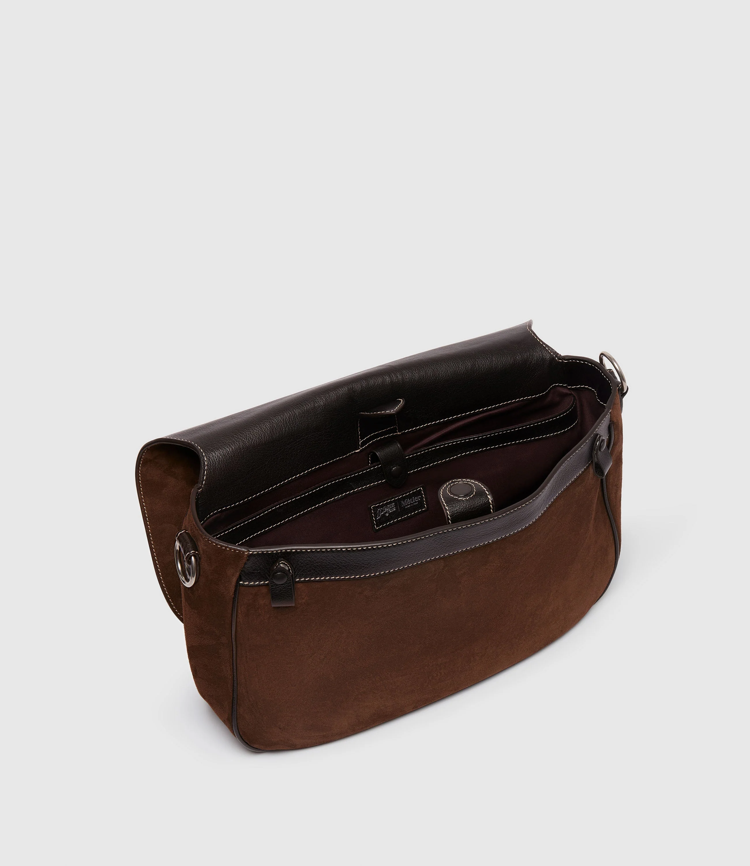 Metier - W INDIANA JONES™ Hunter Messenger Chocolate Suede - Image 2