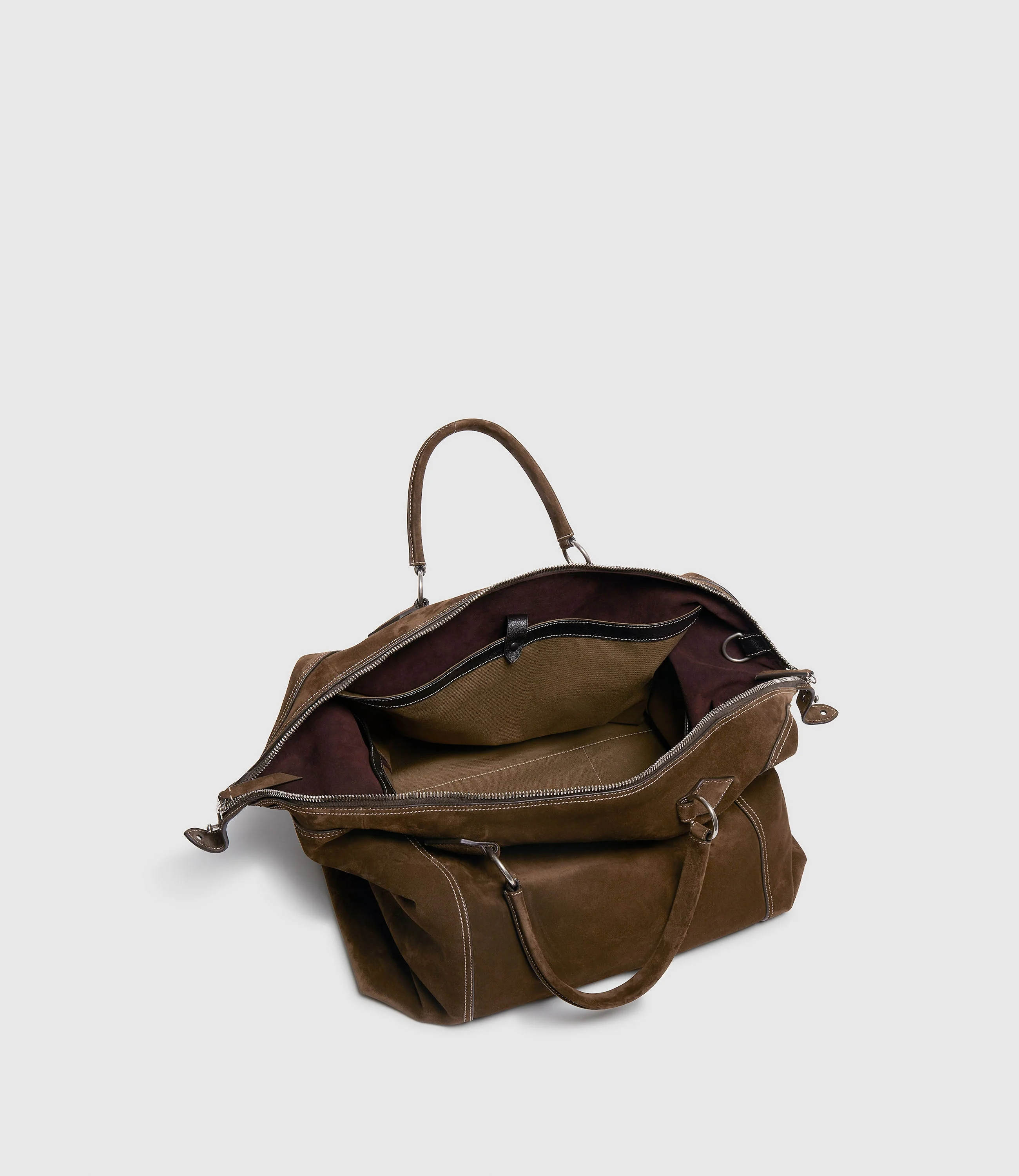 Metier - INDIANA JONES™ Vagabond Duffle Chocolate Suede - Image 2
