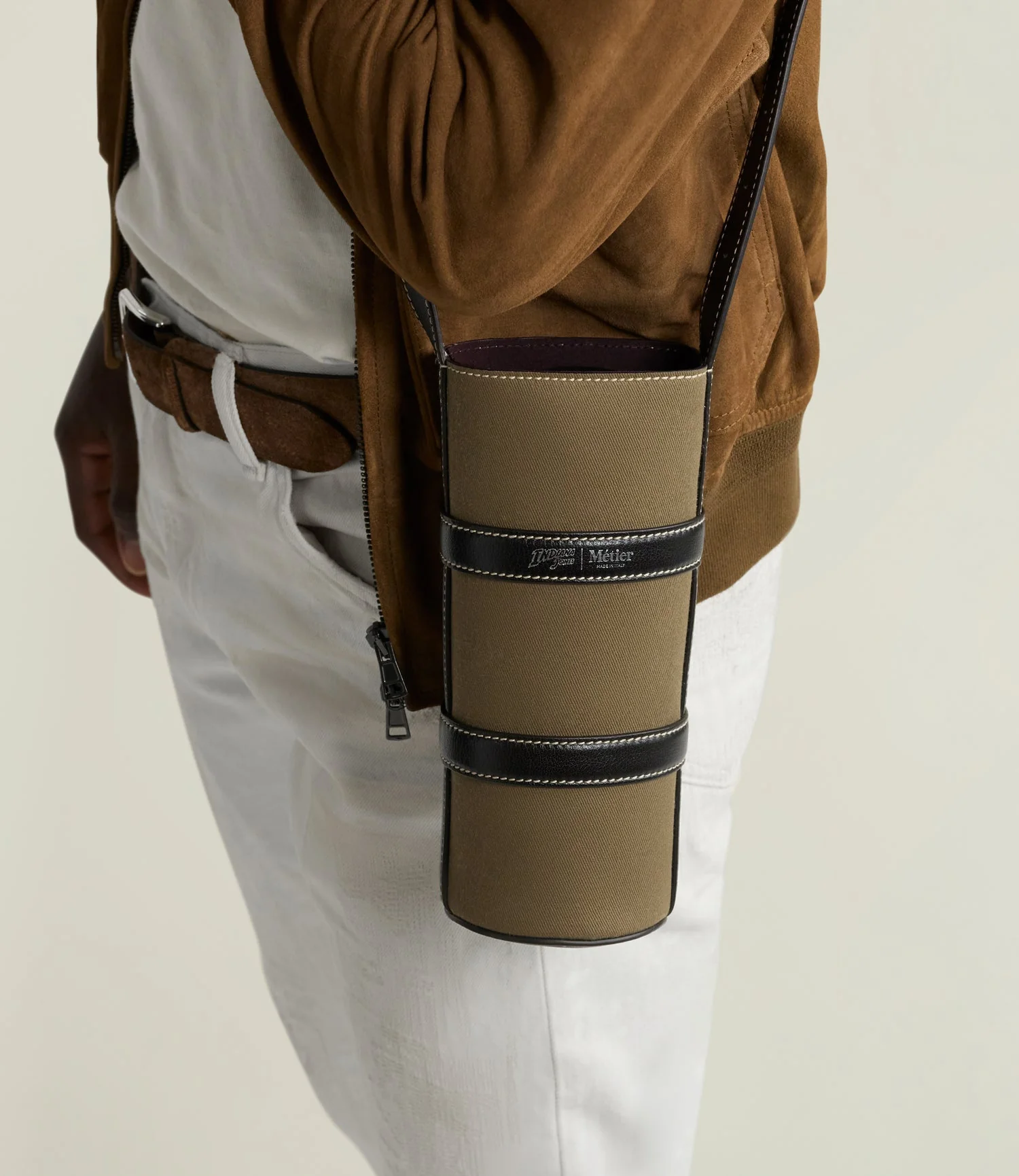 Metier - INDIANA JONES™ Water Bottle Holder Military Canvas - Image 5