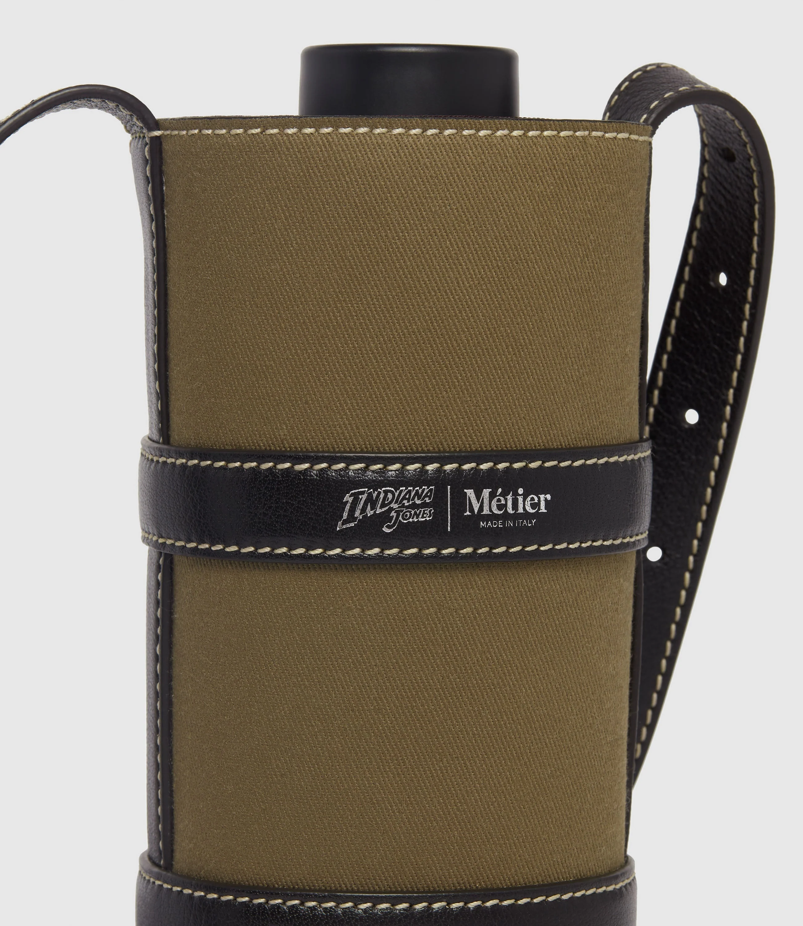 Metier - W INDIANA JONES™ Water Bottle Holder Military Canvas - Image 2