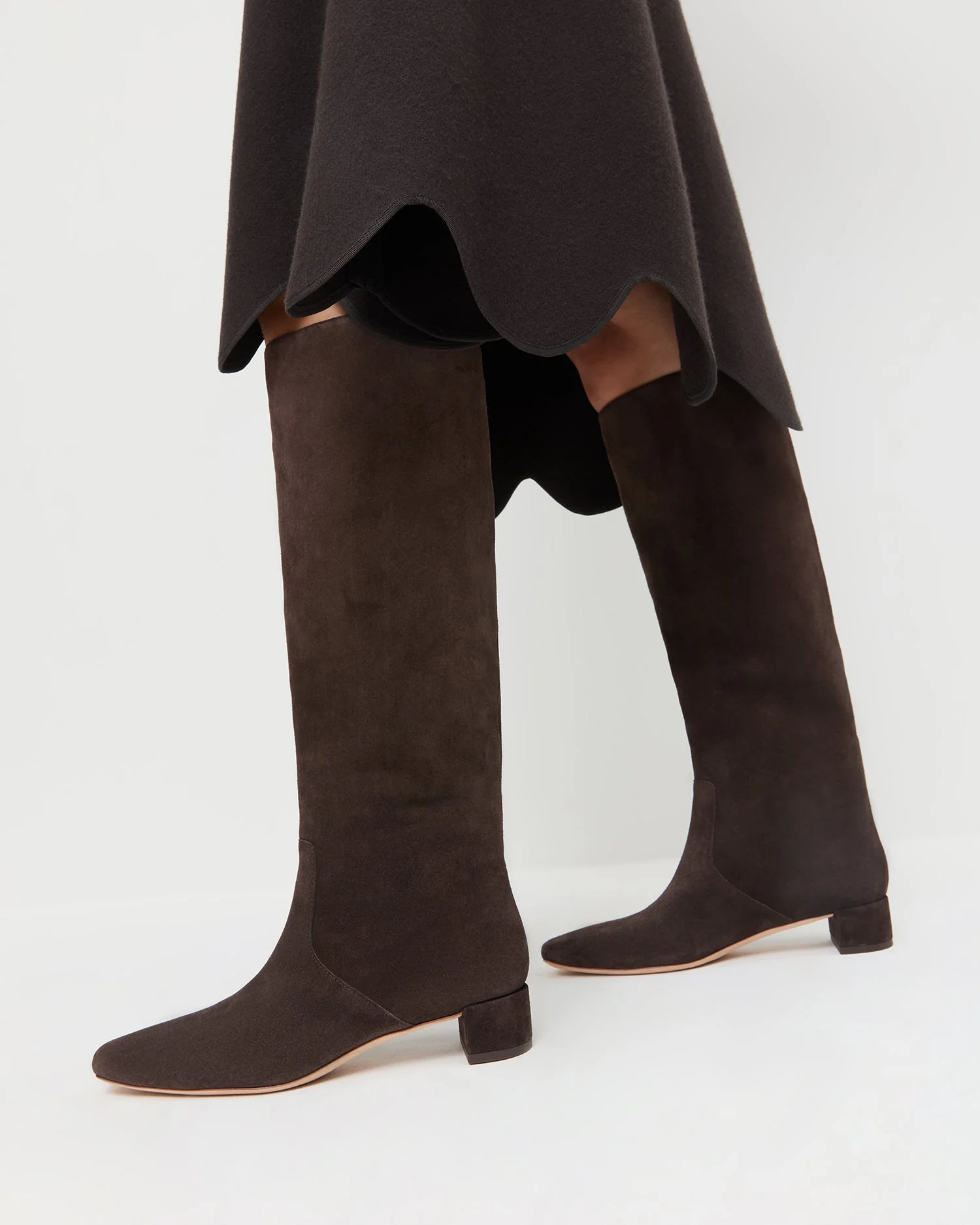 Loeffler Randall - Indy Brown Suede Tall Boot - Image 2