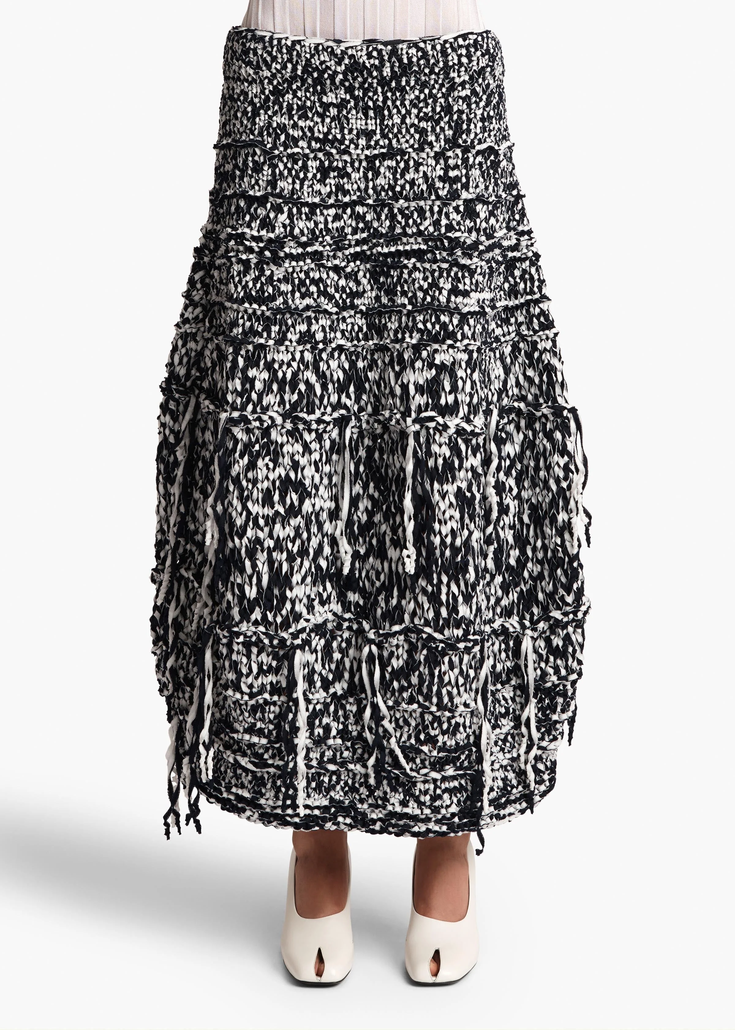 Khaite - Inna Skirt in Glaze and Midnight - Image 11