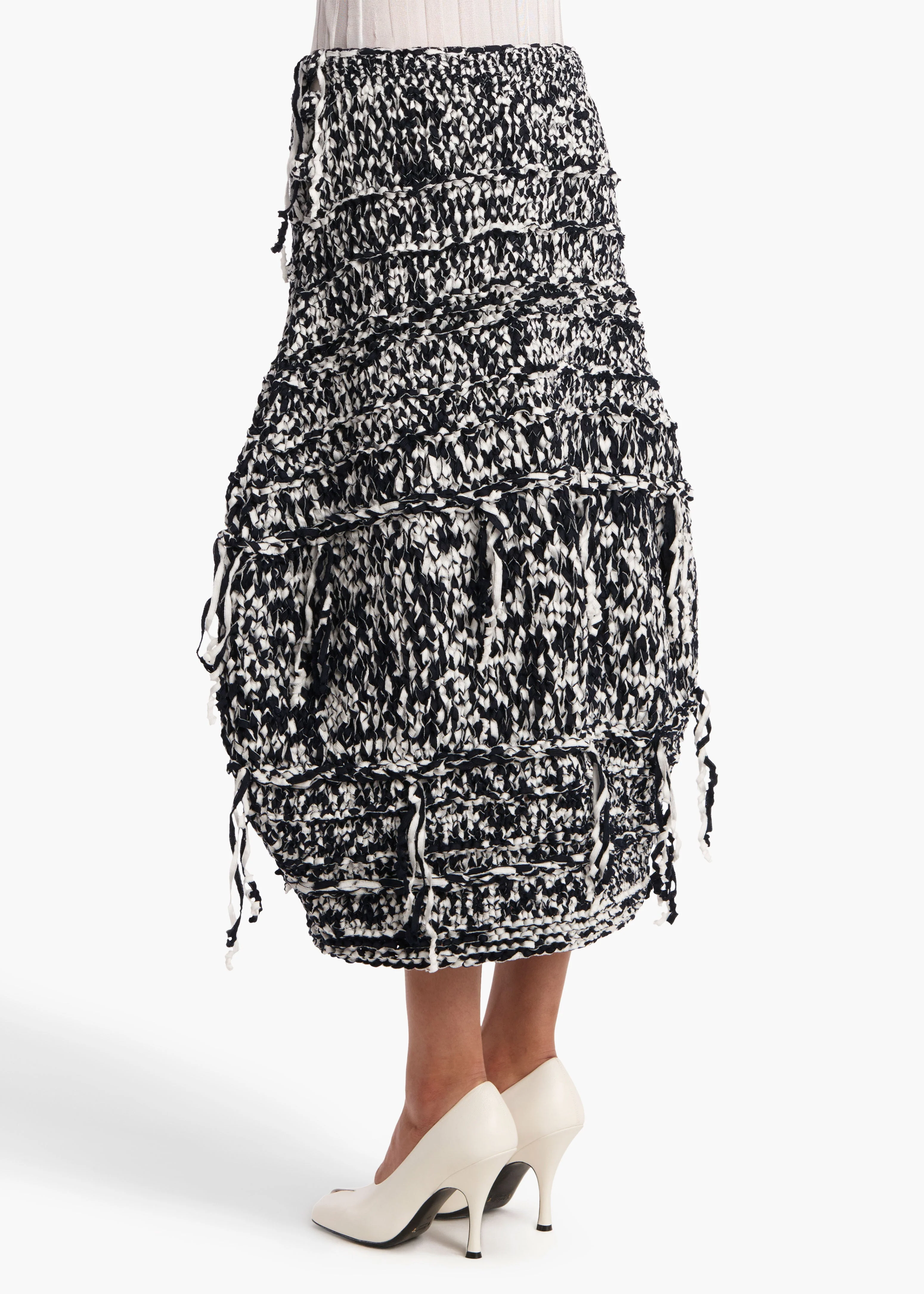 Khaite - Inna Skirt in Glaze and Midnight - Image 12