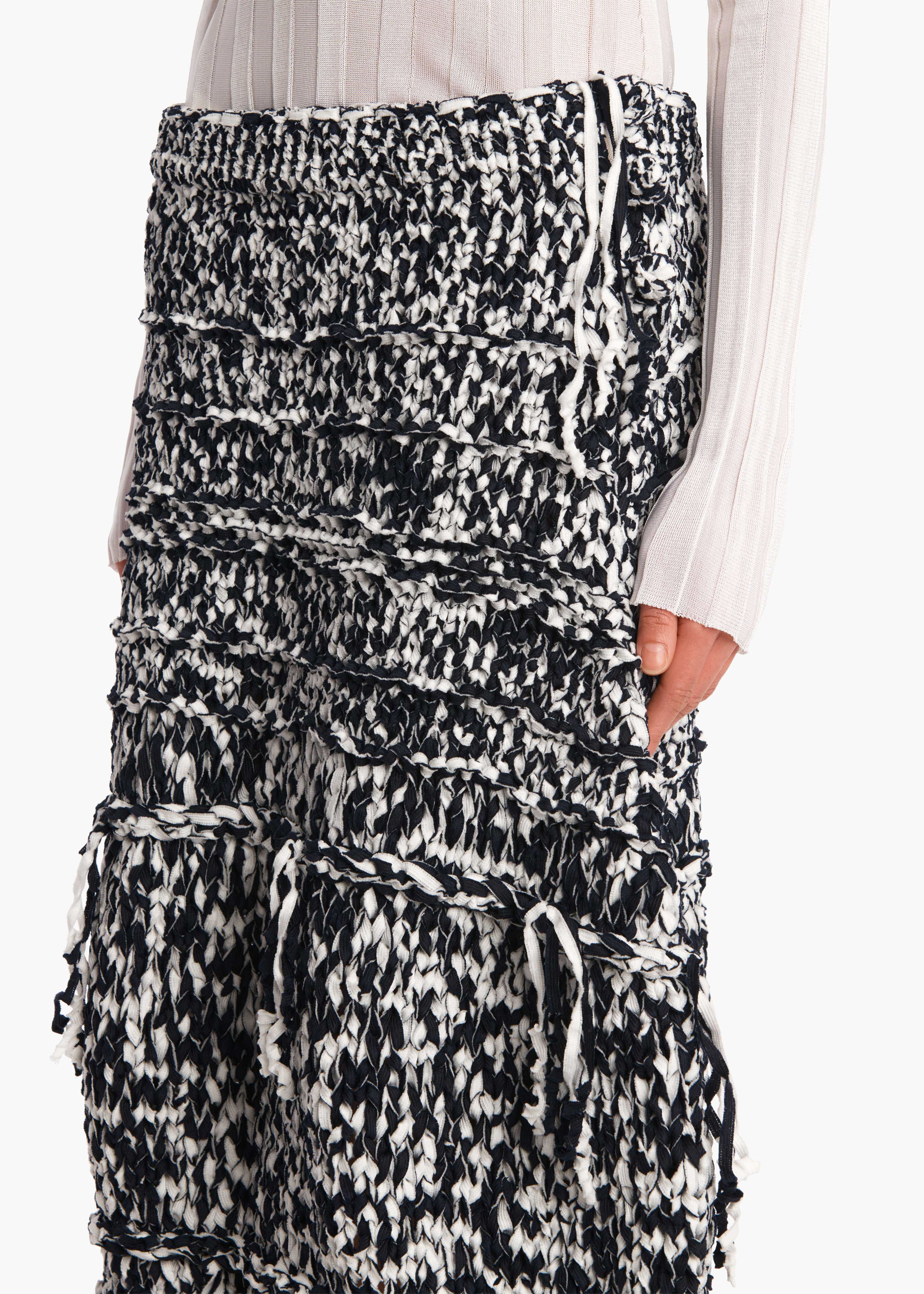 Khaite - Inna Skirt in Glaze and Midnight - Image 13