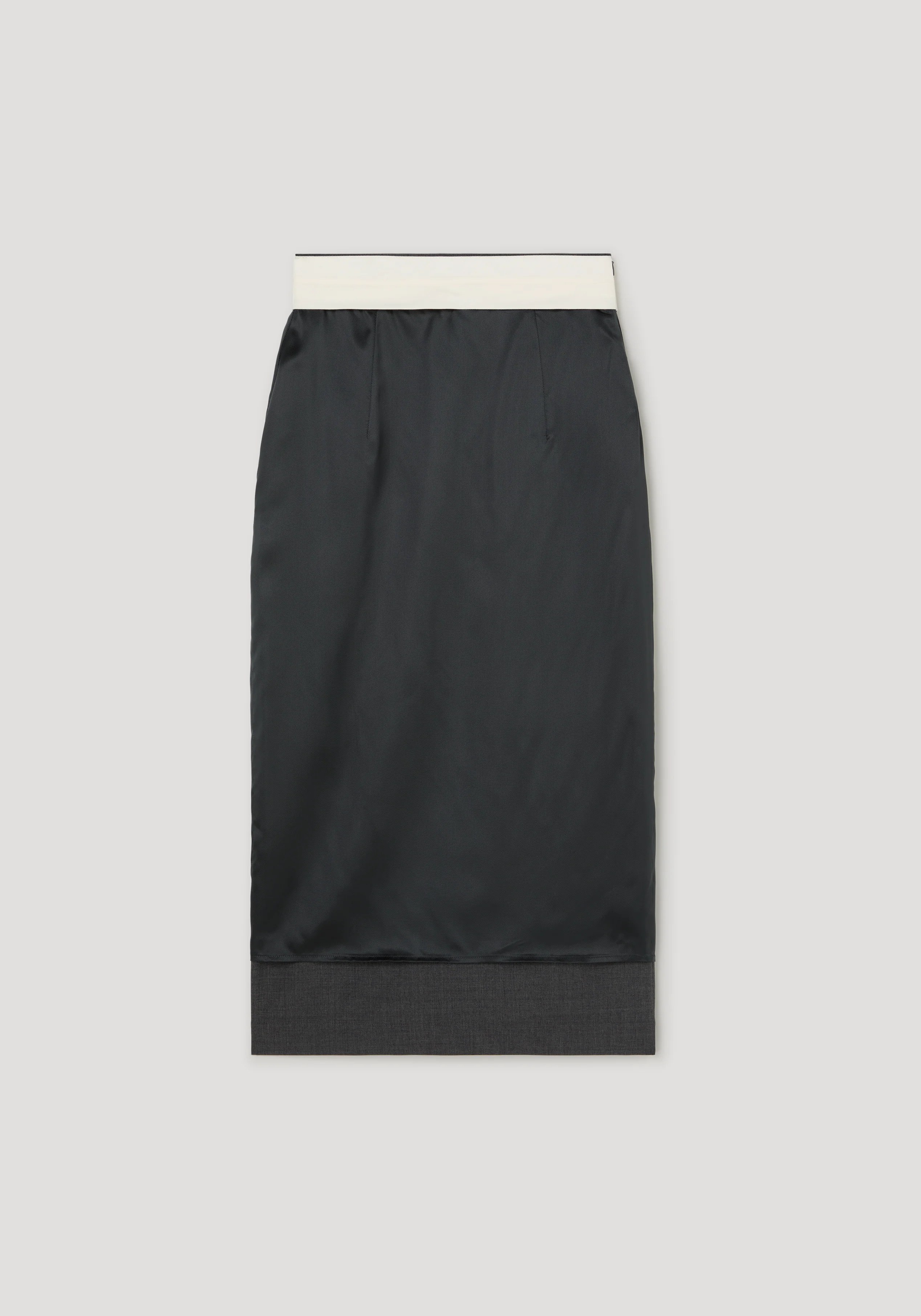 ROHE - Inside - out skirt | dark grey melange - Image 6