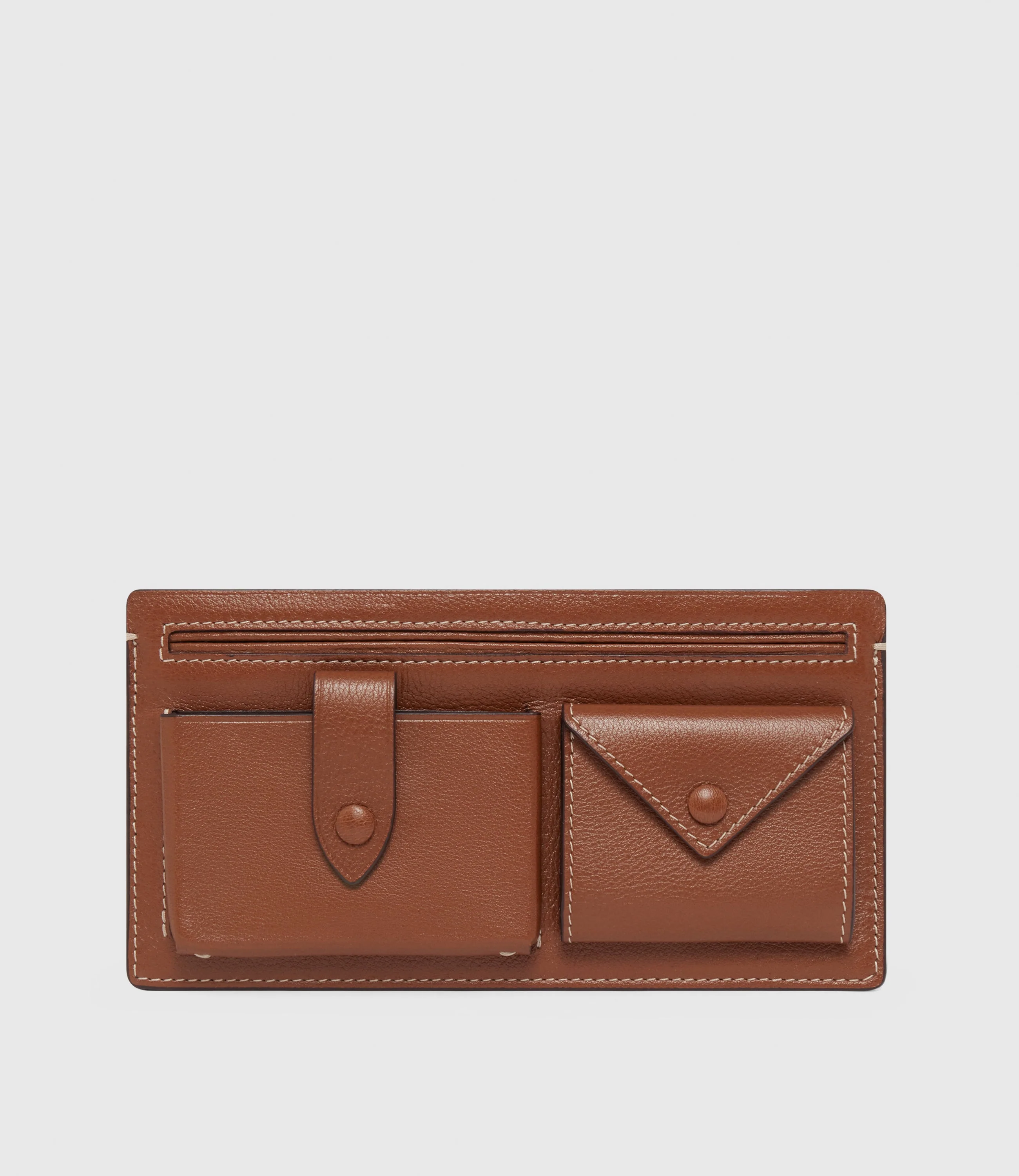 Metier - Inside Out Wallet Buffalo Cognac