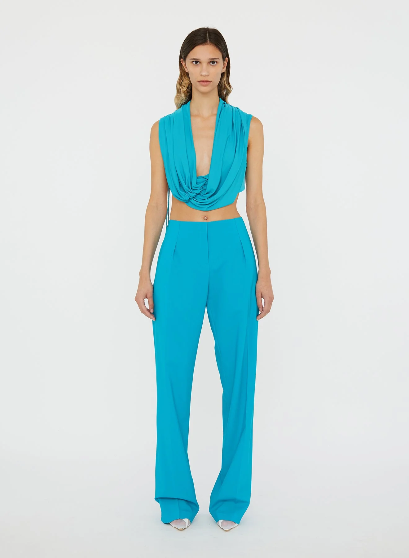 Christopher Esber - Interlock Jersey Drape Top - Image 2