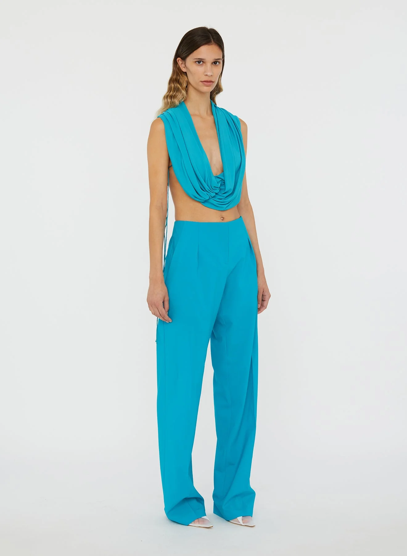 Christopher Esber - Interlock Jersey Drape Top - Image 3