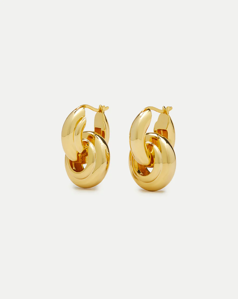 Veronica Beard - Interlocking Hoop Earrings