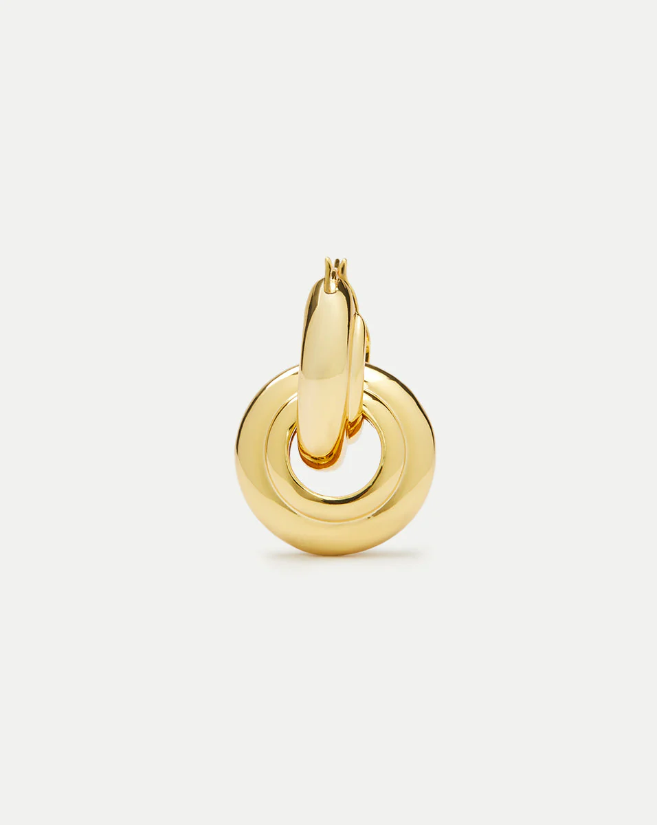 Veronica Beard - Interlocking Hoop Earrings - Image 3