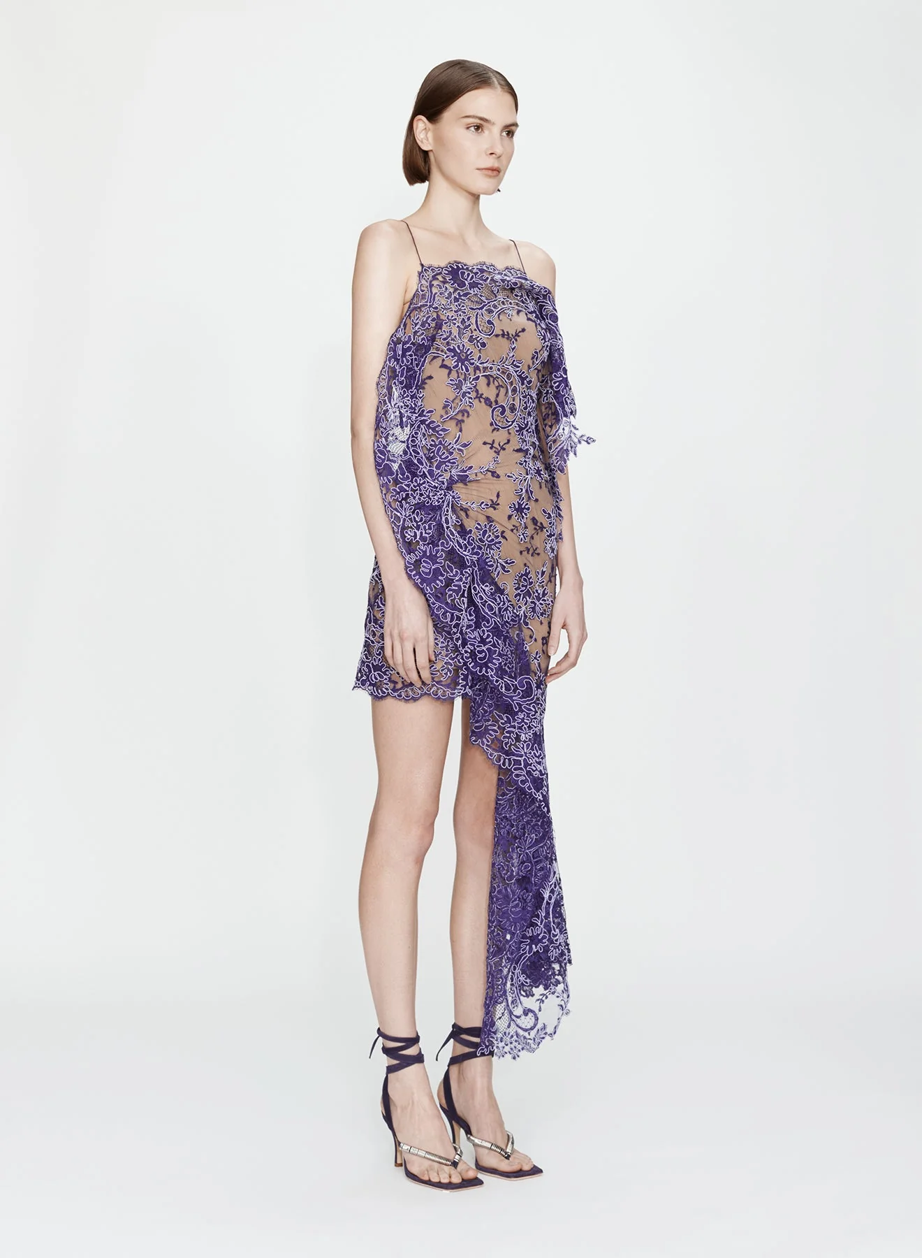 Christopher Esber - Iris Floating Lace Suspend Mini Dress - Image 2