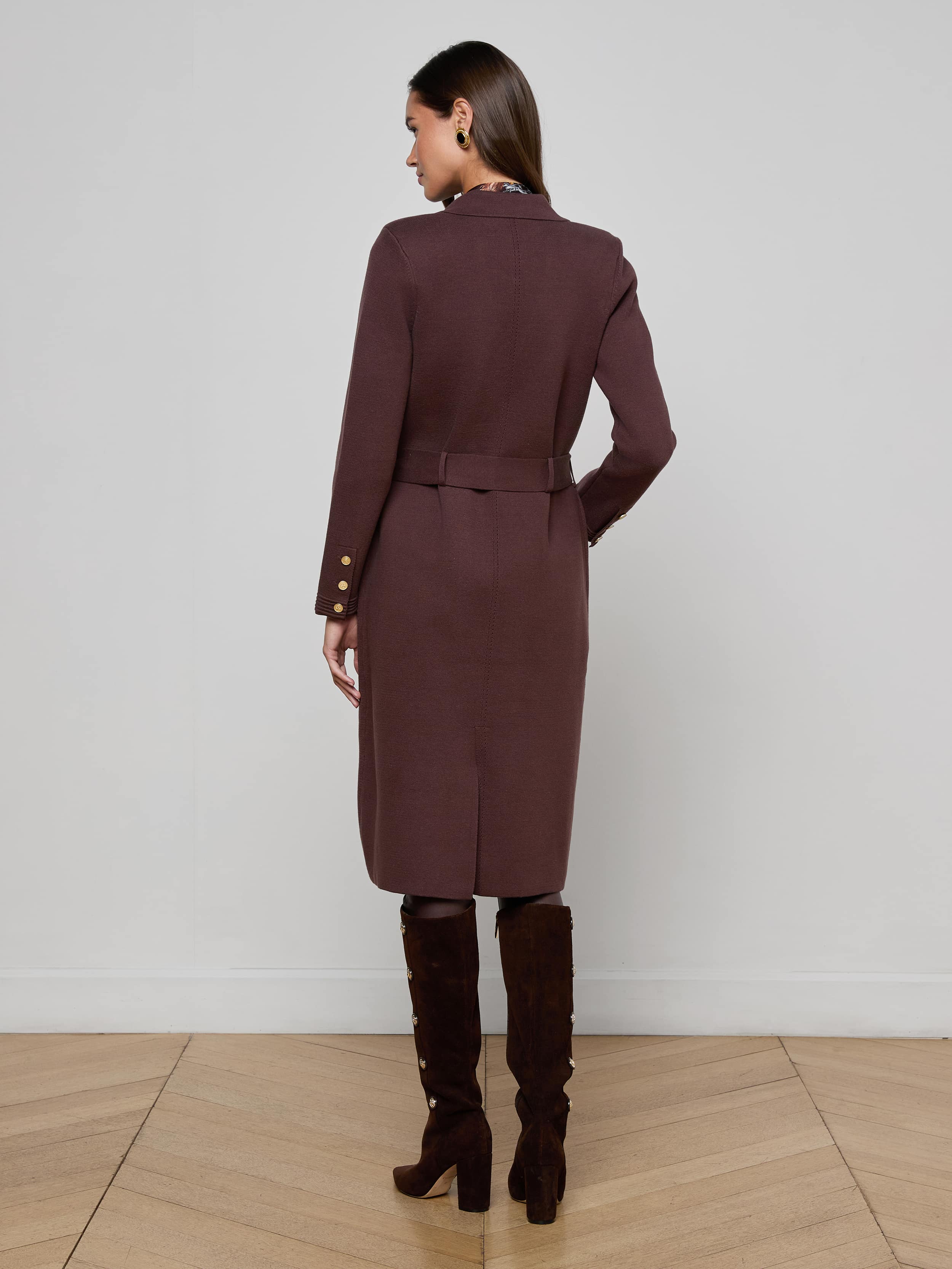 L'AGENCE - Isabel Knit Coat - Image 3