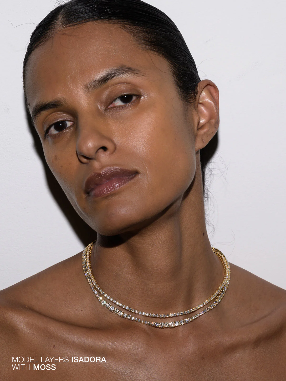 Dorsey - ISADORA RIVIÈRE NECKLACE IN HONEY MOISSANITE - Image 4