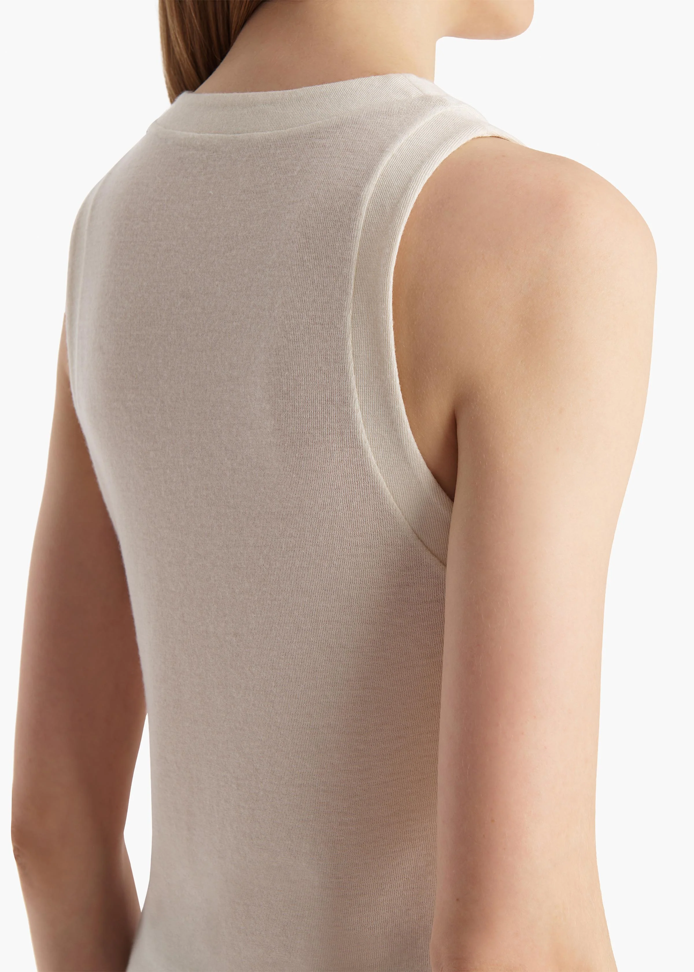 Khaite - Isha Top in Cream Silk Cashmere Jersey - Image 6