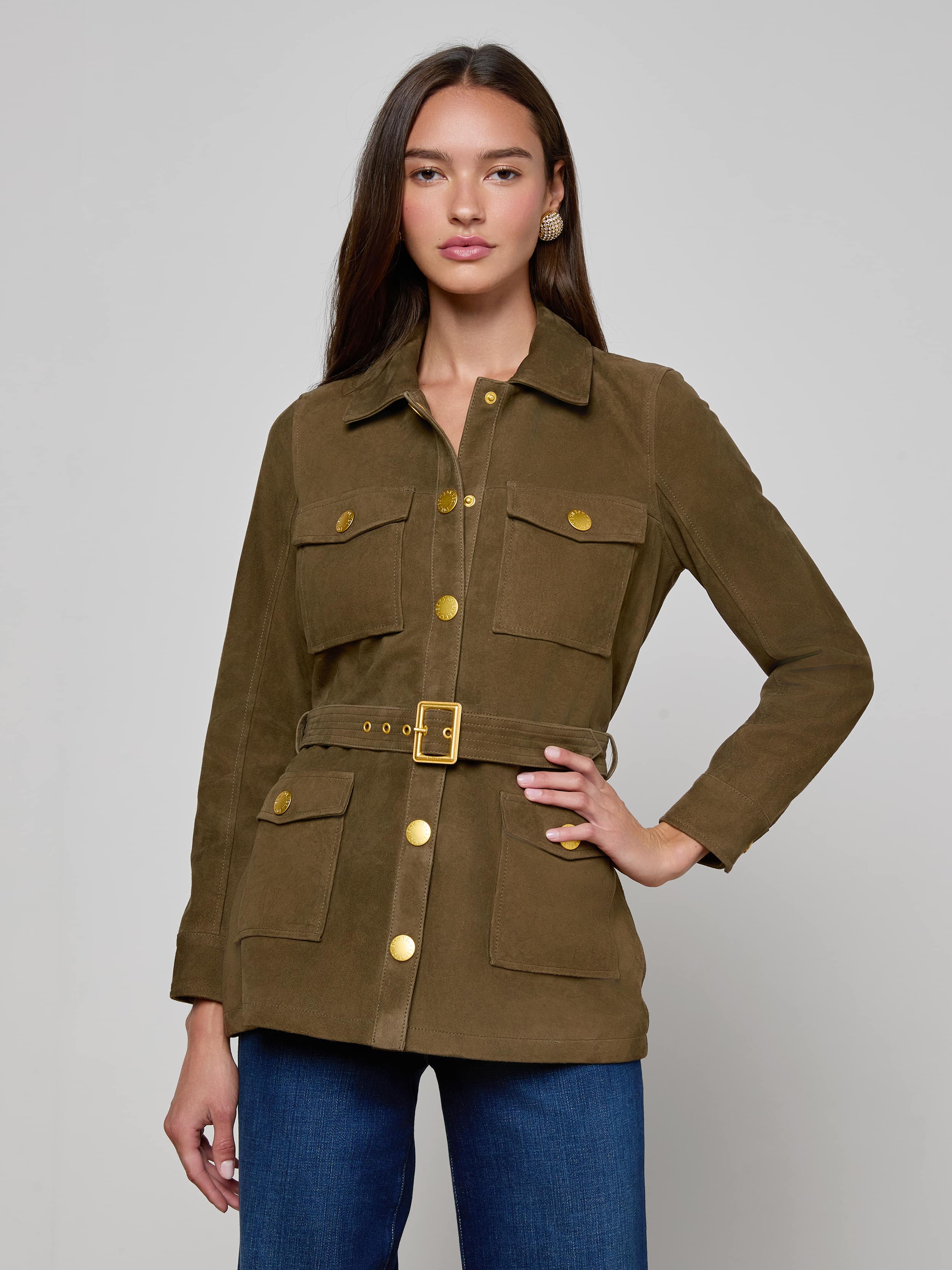 L'AGENCE - Ishani Suede Jacket