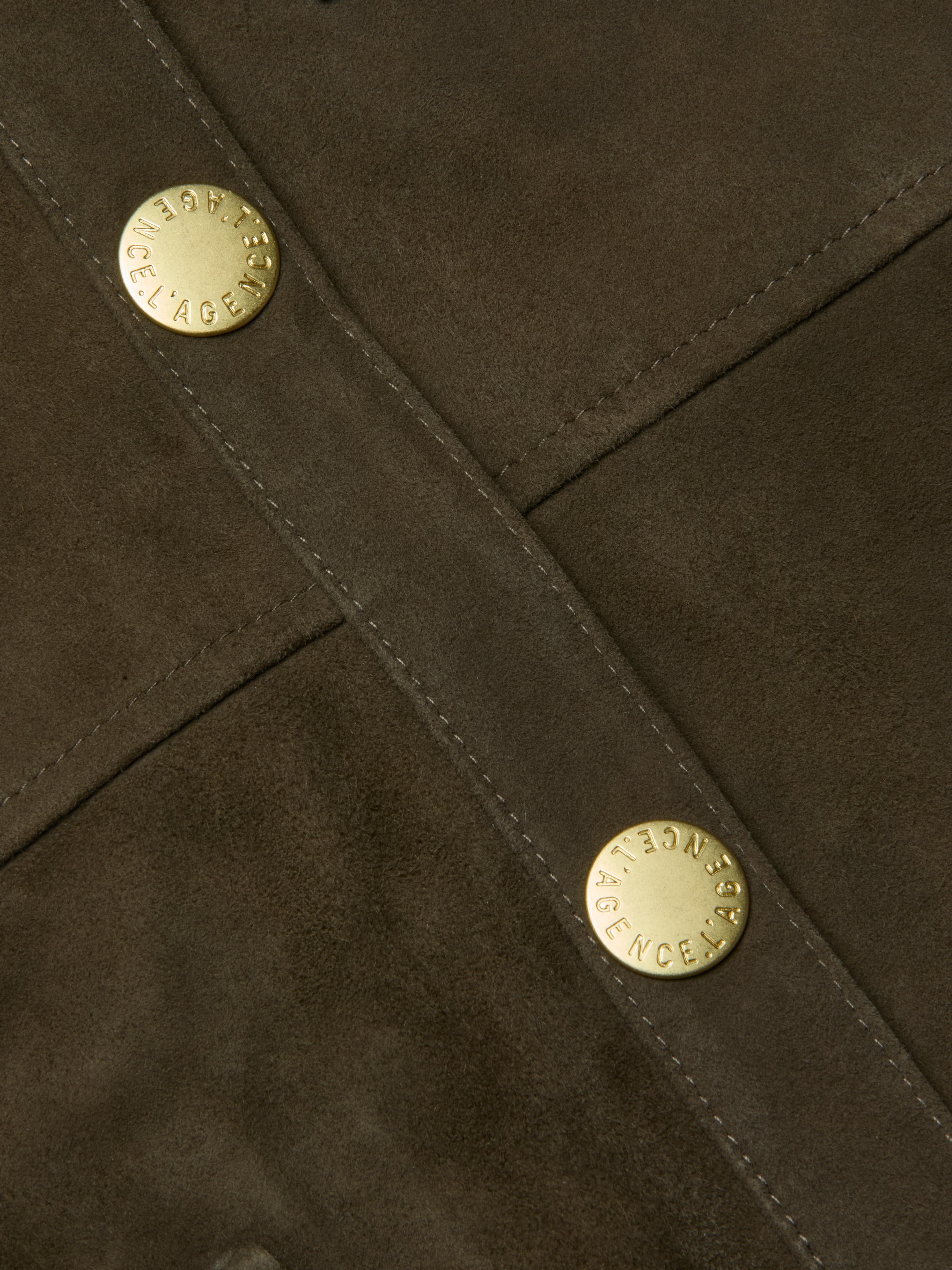 L'AGENCE - Ishani Suede Jacket - Image 11