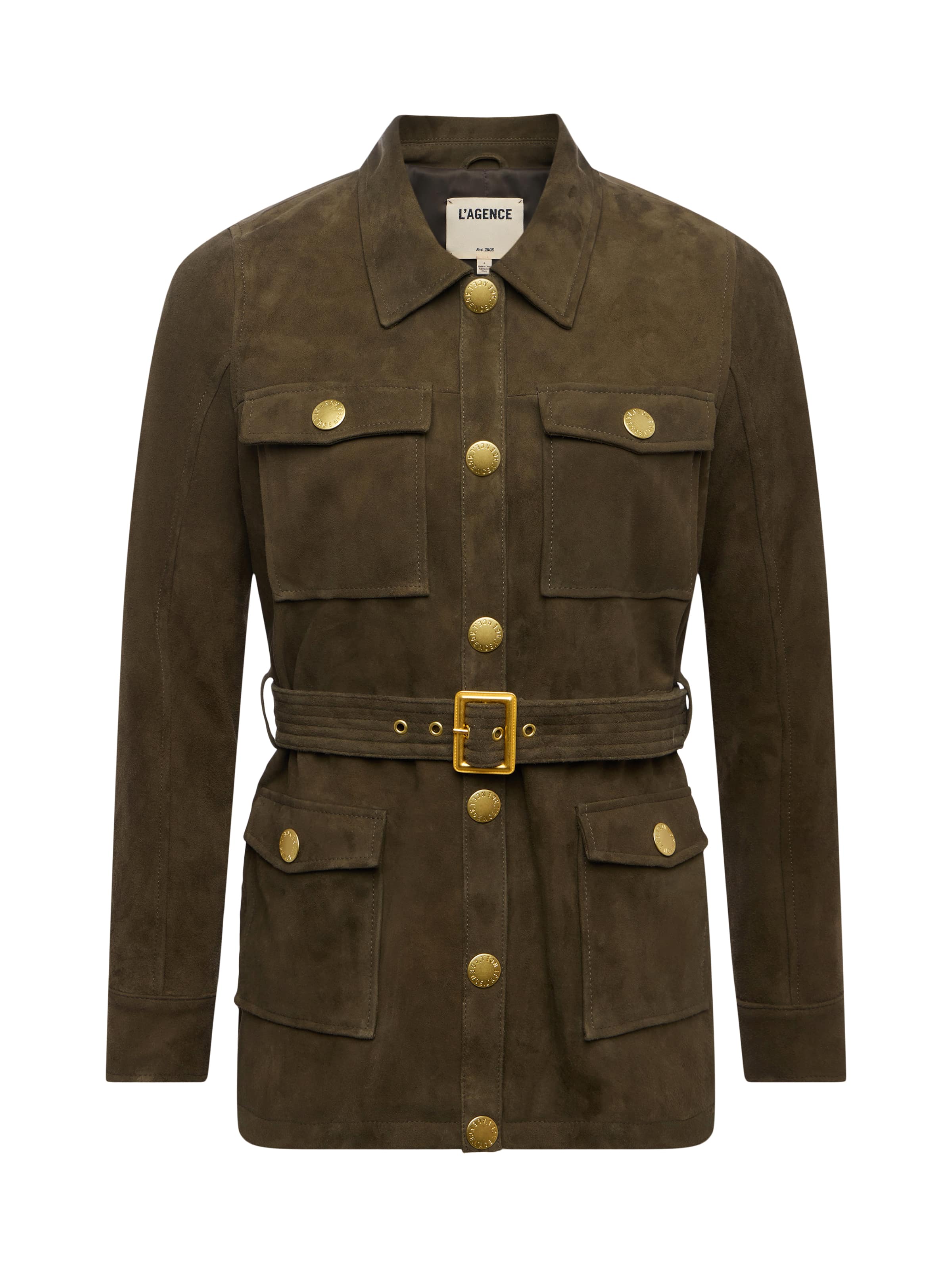L'AGENCE - Ishani Suede Jacket - Image 6
