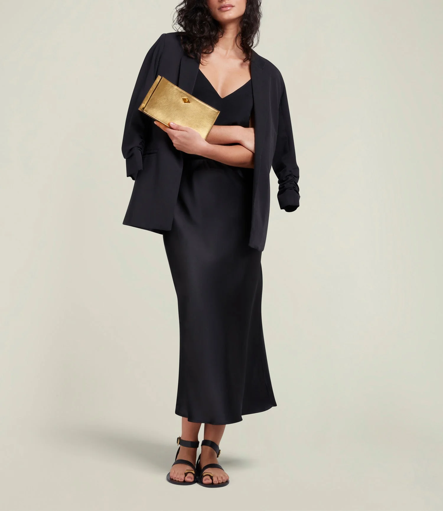 Metier - ISSIMO | Métier Ease Metallic Calfskin Gold - Image 4