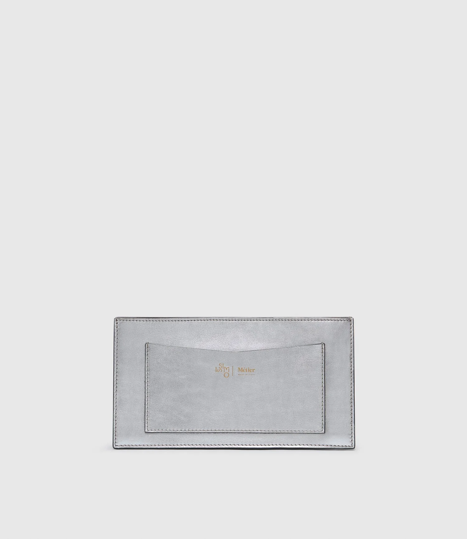 Metier - ISSIMO | Métier Ease Metallic Calfskin Silver - Image 3