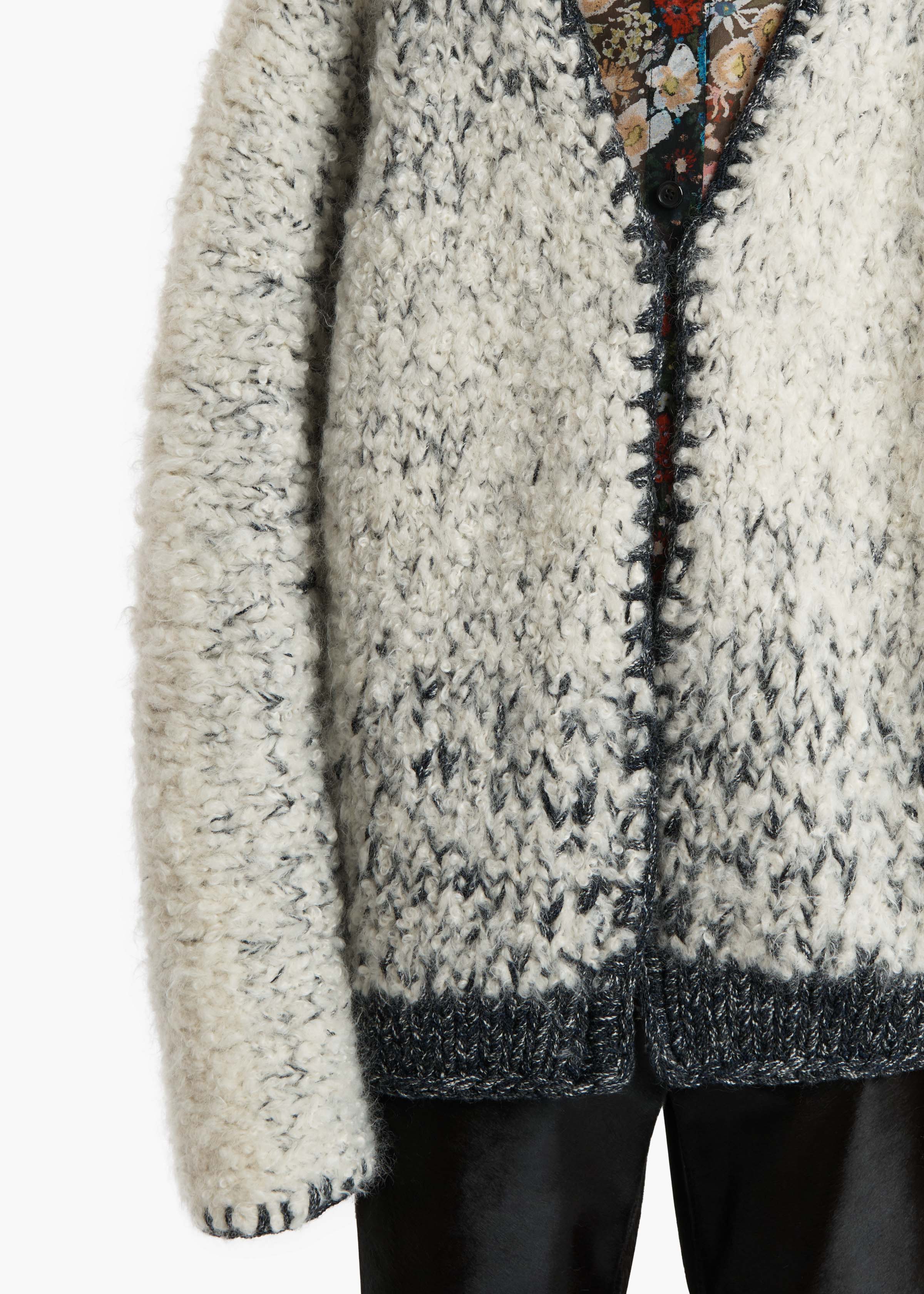 Khaite - Jack Cardigan in Black and Glaze - Image 12