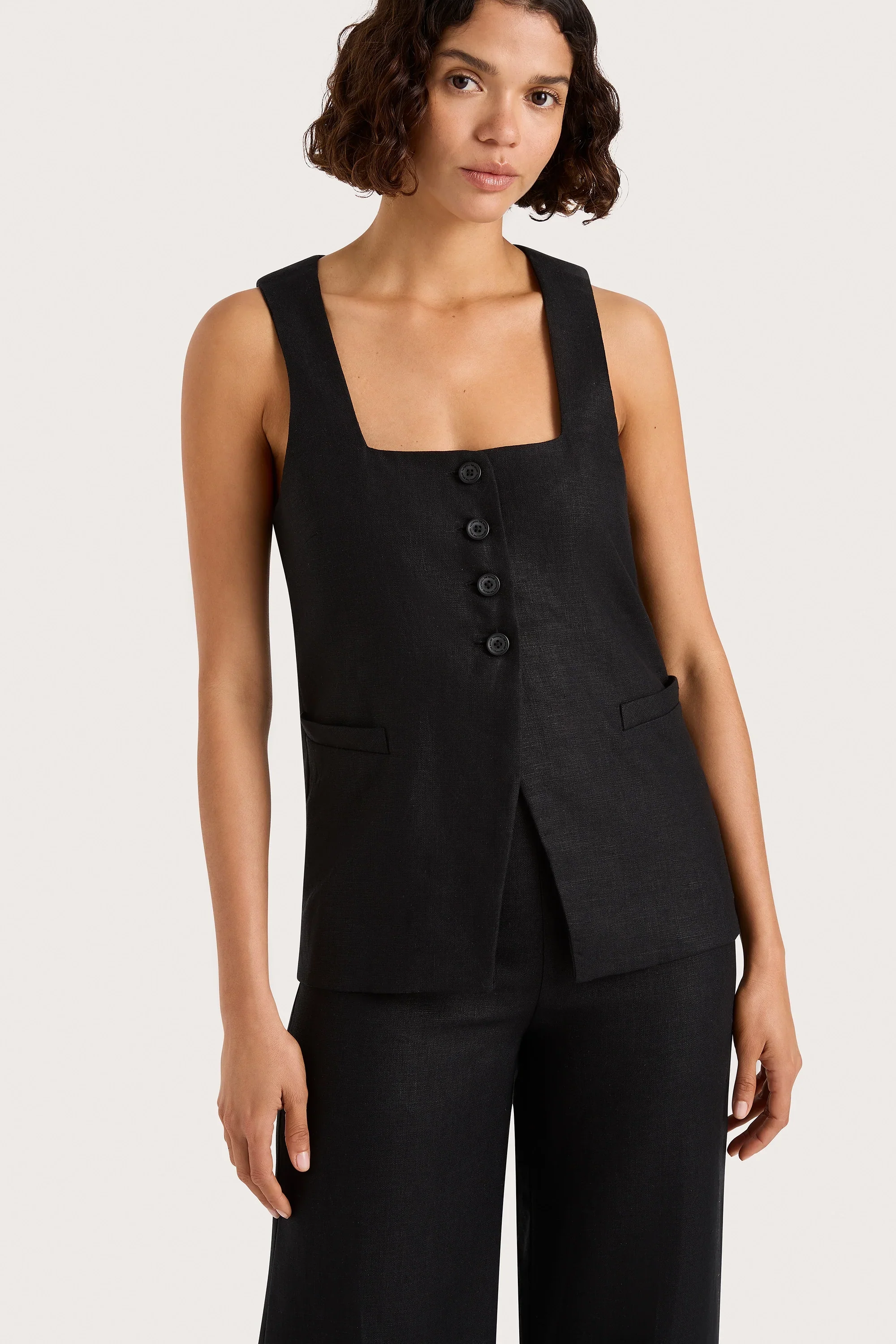 Faithfull - Jackie Vest Black - Image 3
