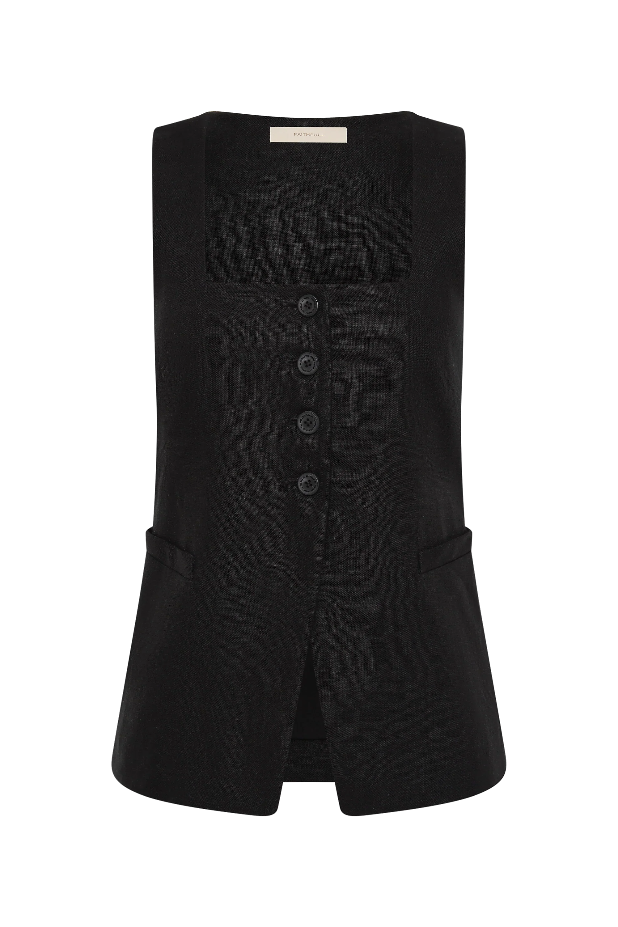 Faithfull - Jackie Vest Black - Image 7